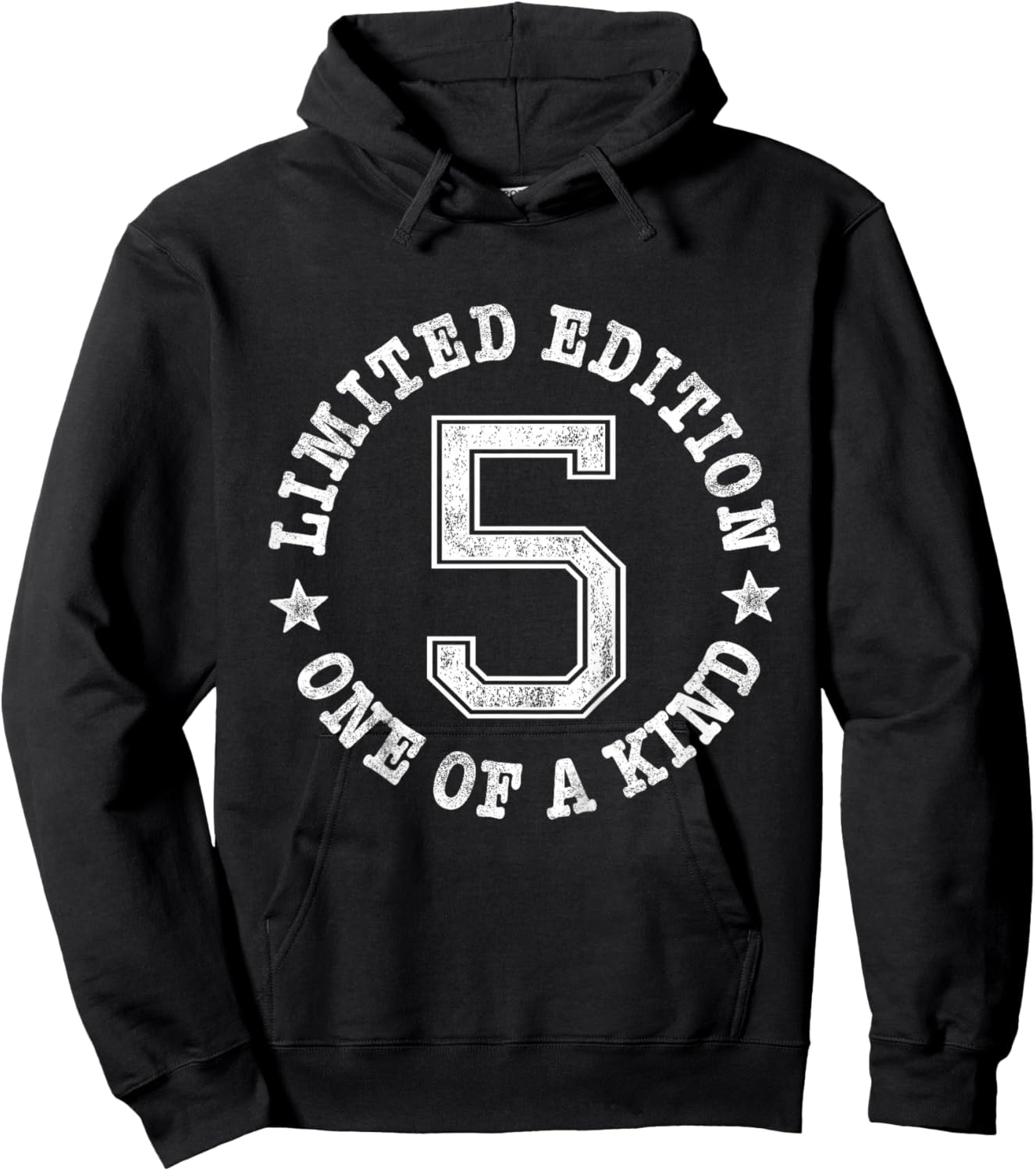 5 Limited Edition One of a Kind 5th Birthday 5-Year-Old Hoodie - Hoodie | Black