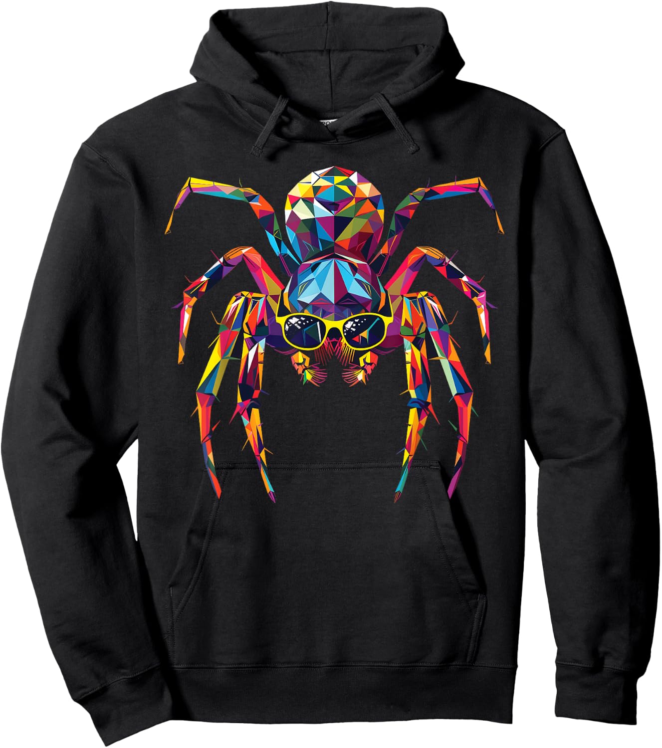 Spider Dad Mom Cool Sunglasses - Spider Hoodie - Hoodie | Black