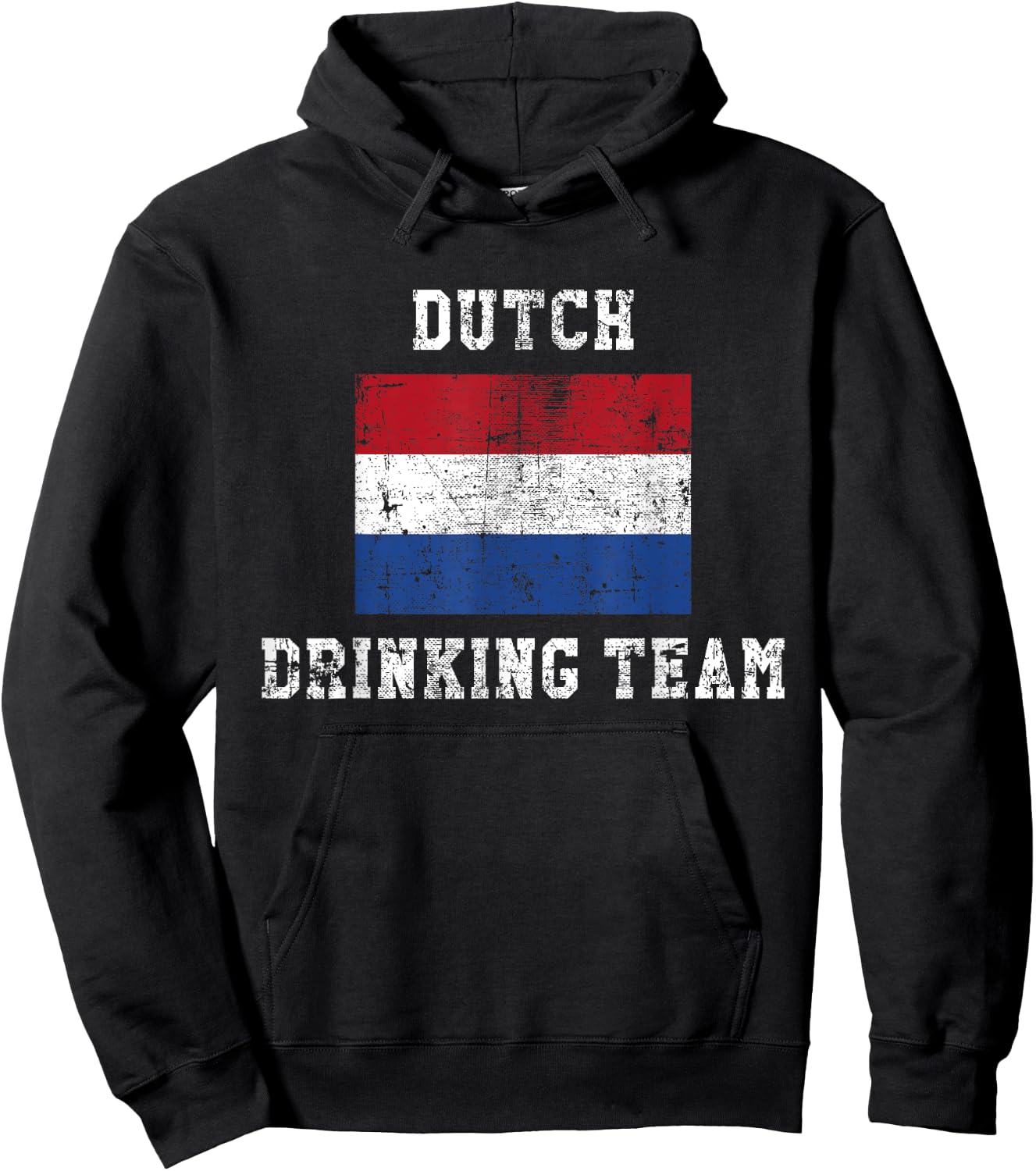 Dutch Drinking Team Funny National Pride Gift Hoodie - Hoodie | Black