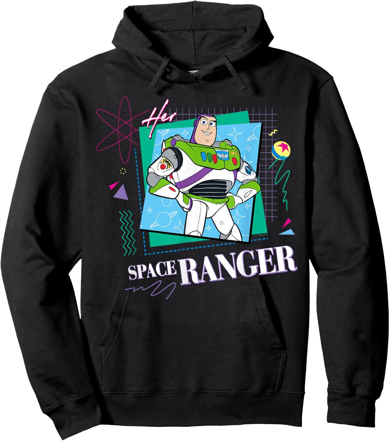 Disney & Pixar’s Toy Story Couples Matching Her Space Ranger Hoodie - Hoodie | Black