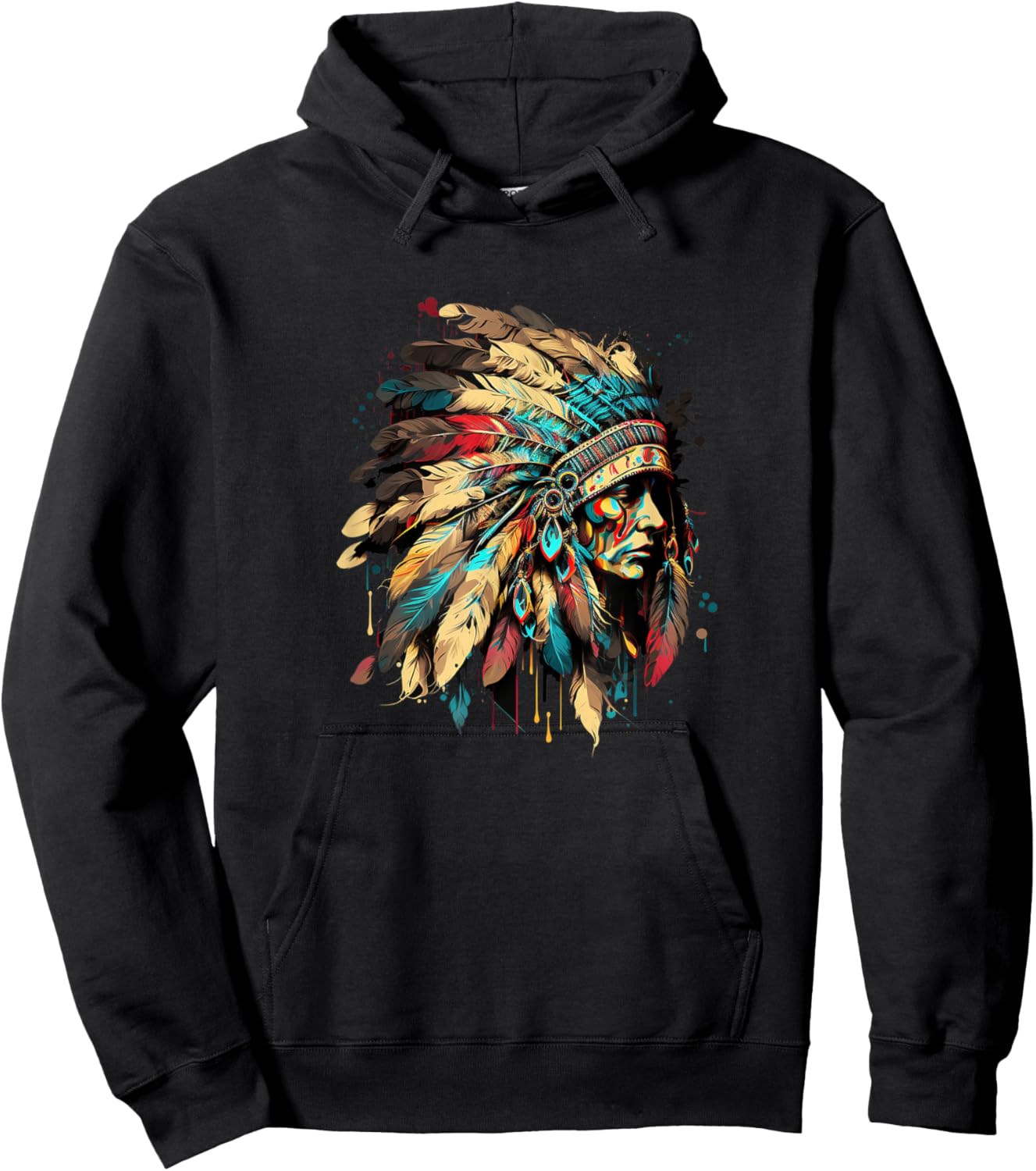 Native American Dreamcatcher Indian Design Hoodie - Hoodie | Black