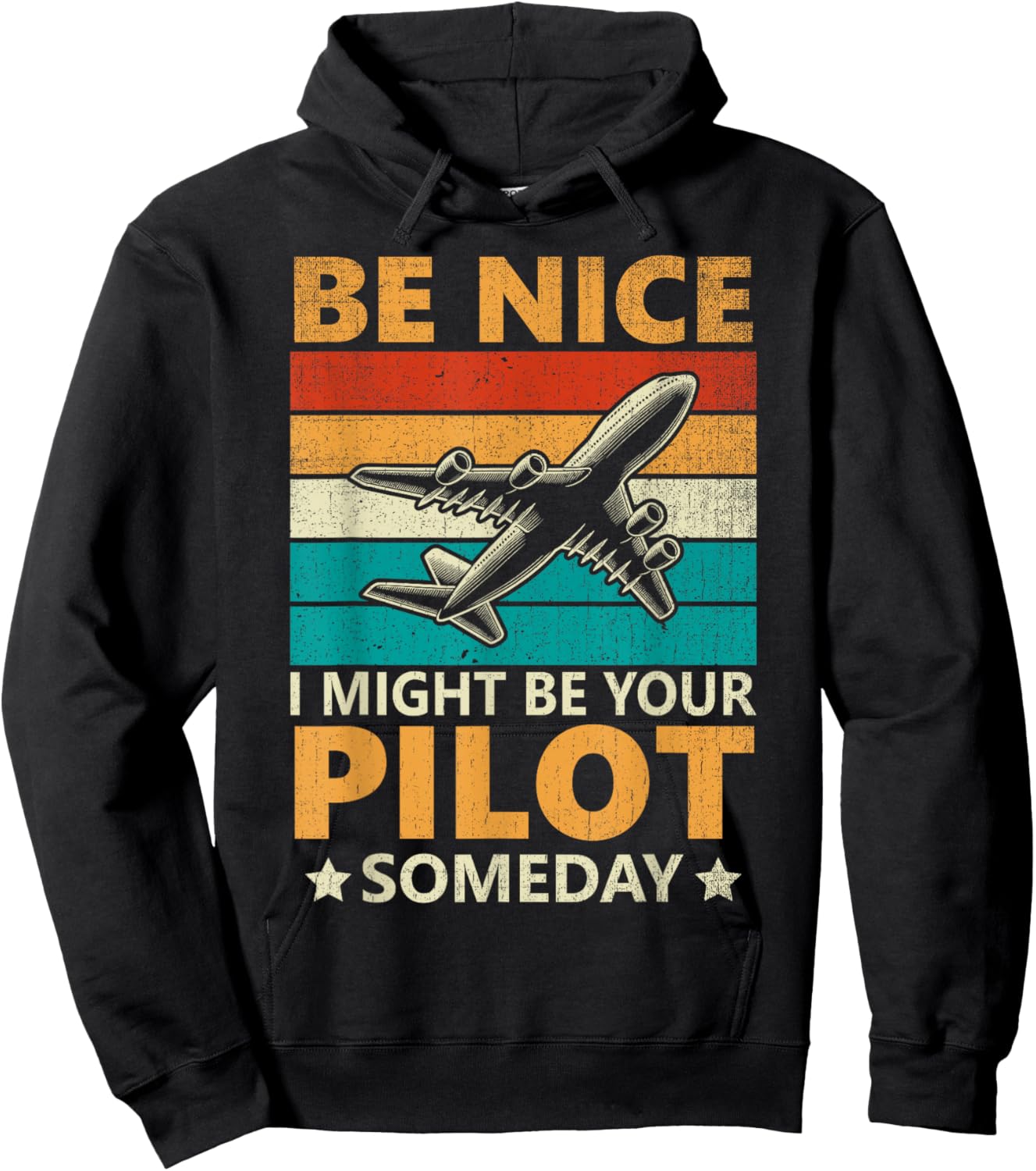 Funny Pilot Design Women Aviation Airplane Pilot Hoodie - Hoodie | Black