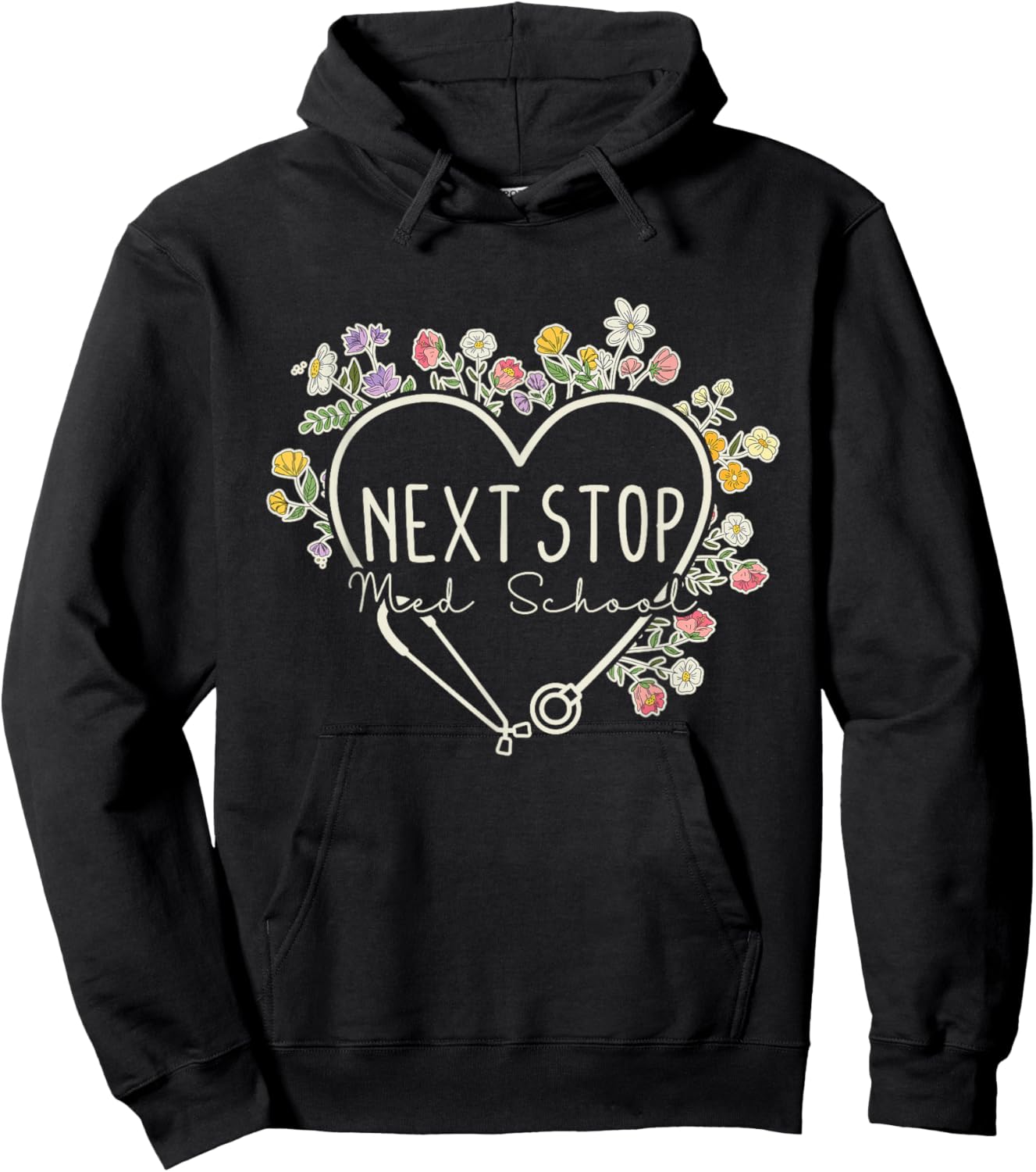 Next Stop Med School Medical School Medical Student Hoodie - Hoodie | Black
