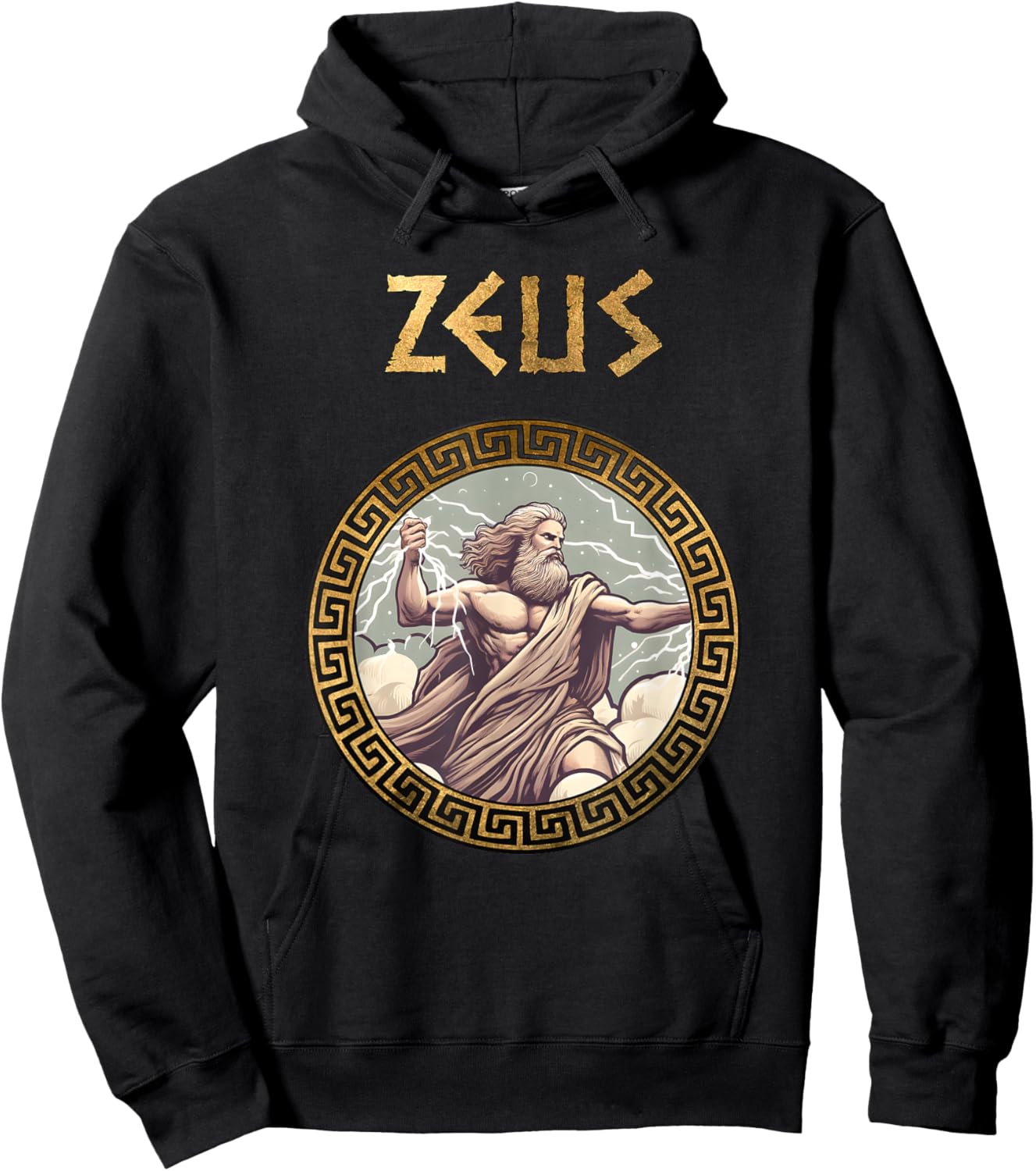 Zeus Ancient Greek God Ancient Greece Mythology Hoodie - Hoodie | Black