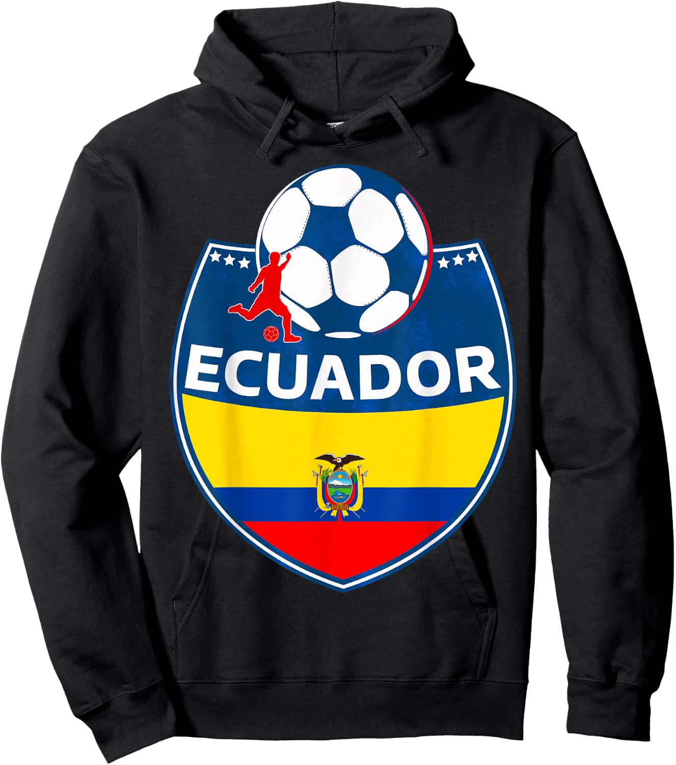 Ecuador Flag Ecuadorian Pride Lovers Hoodie - Hoodie | Black