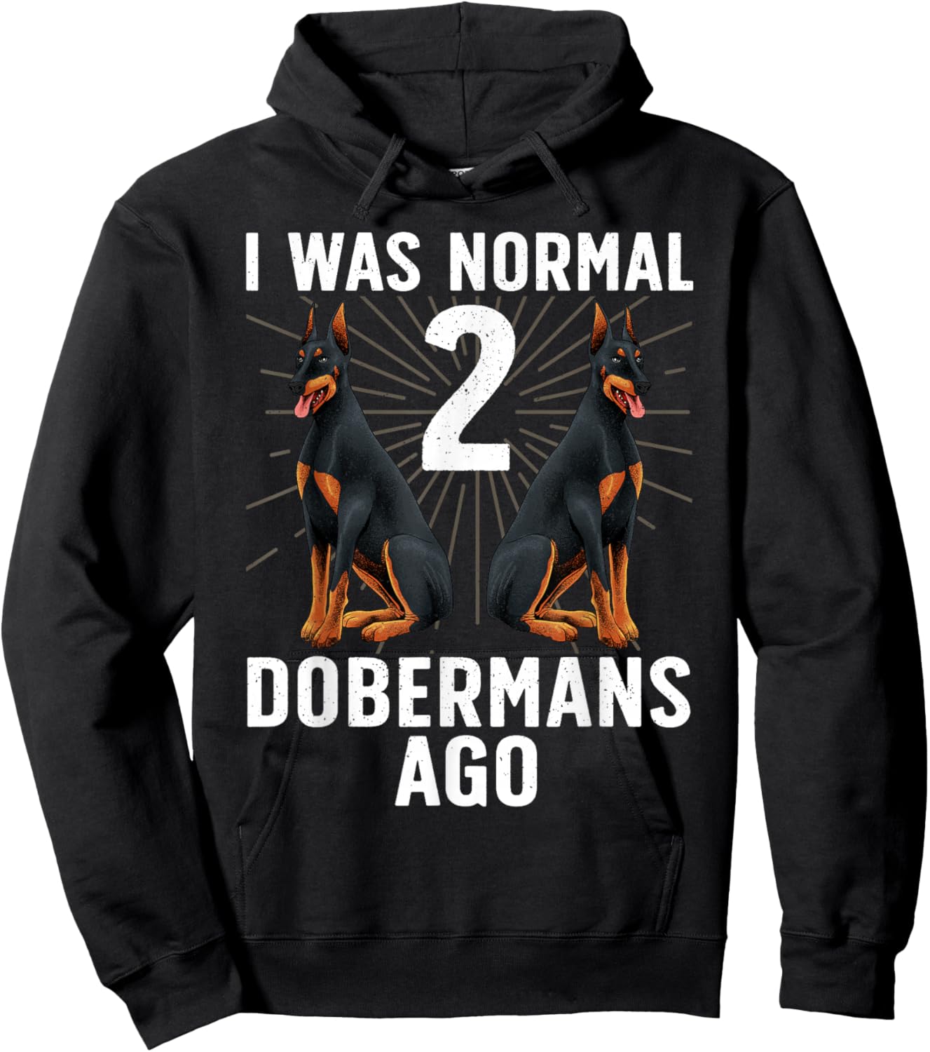 Funny Doberman Design Women Doberman Pinscher Lover Hoodie - Hoodie | Black