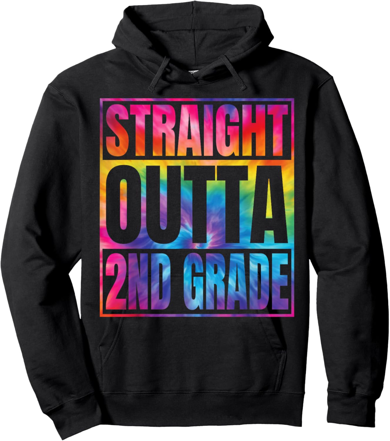 Straight Outta 2nd Grade Great Graduation Gifts Second Grade Hoodie - Hoodie | Black
