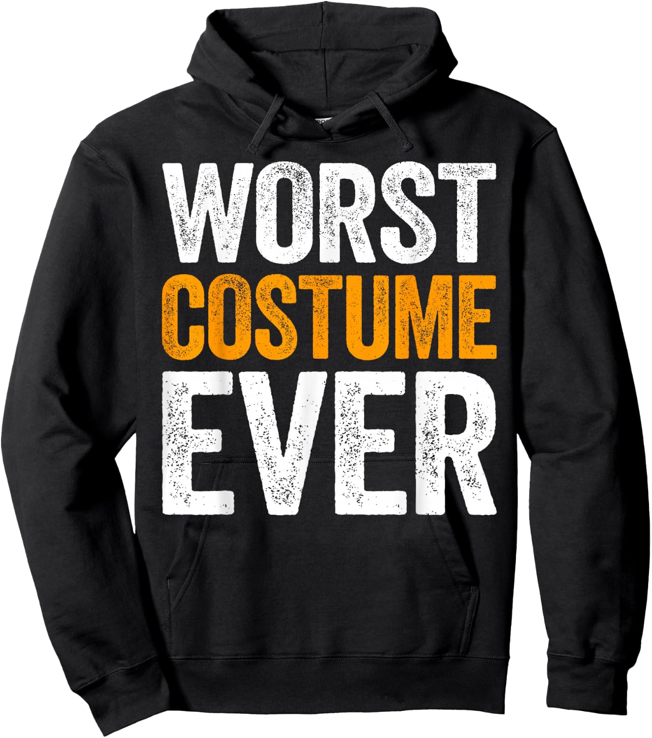 Worst Costume Ever Shirt Adult Kids Halloween Costume Hoodie - Hoodie | Black