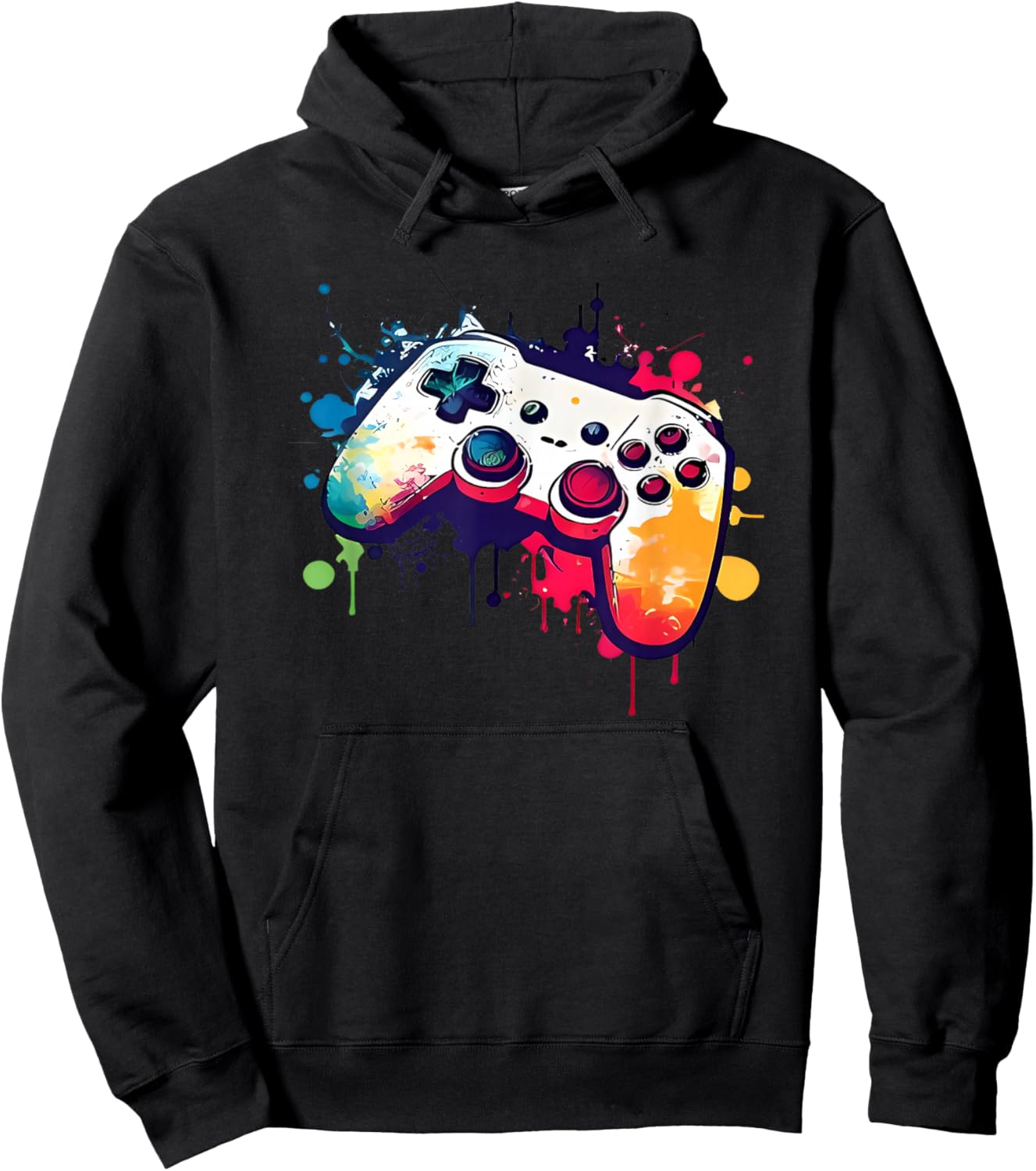 Control All The Things Video Game Controller Gamer Boys Men Hoodie - Hoodie | Black