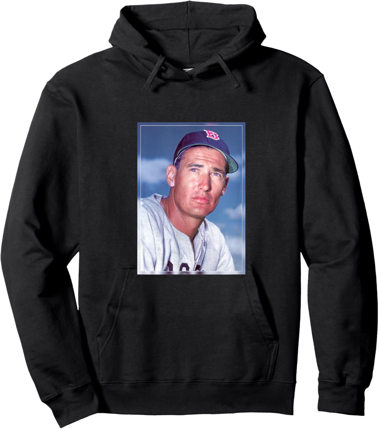 Ted Williams_Baseball_020 Hoodie - Hoodie | Black