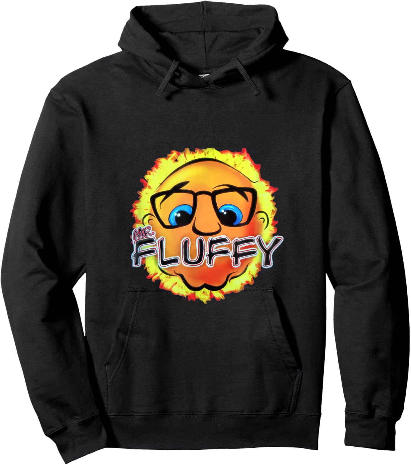 Mr Fluffy head Hoodie - Hoodie | Black