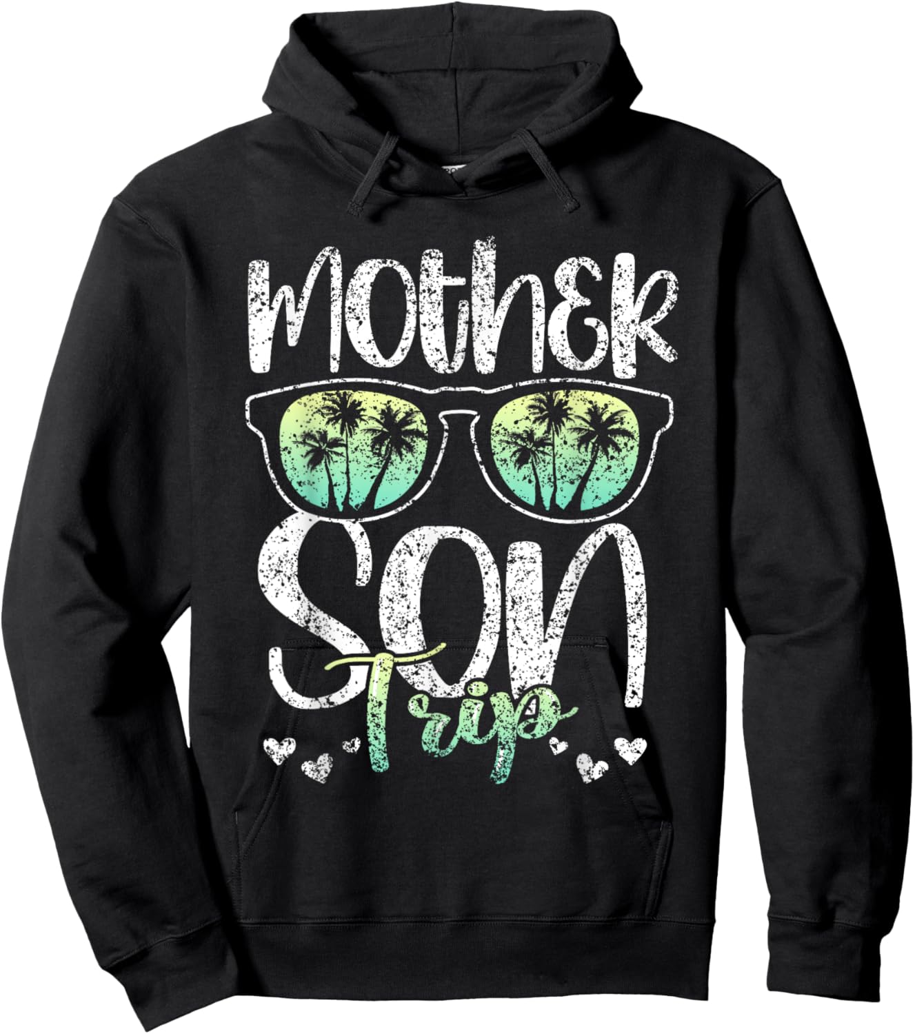 Mother Son Trip Mom Sons Mother's Day Matching Mother Son Hoodie - Hoodie | Black