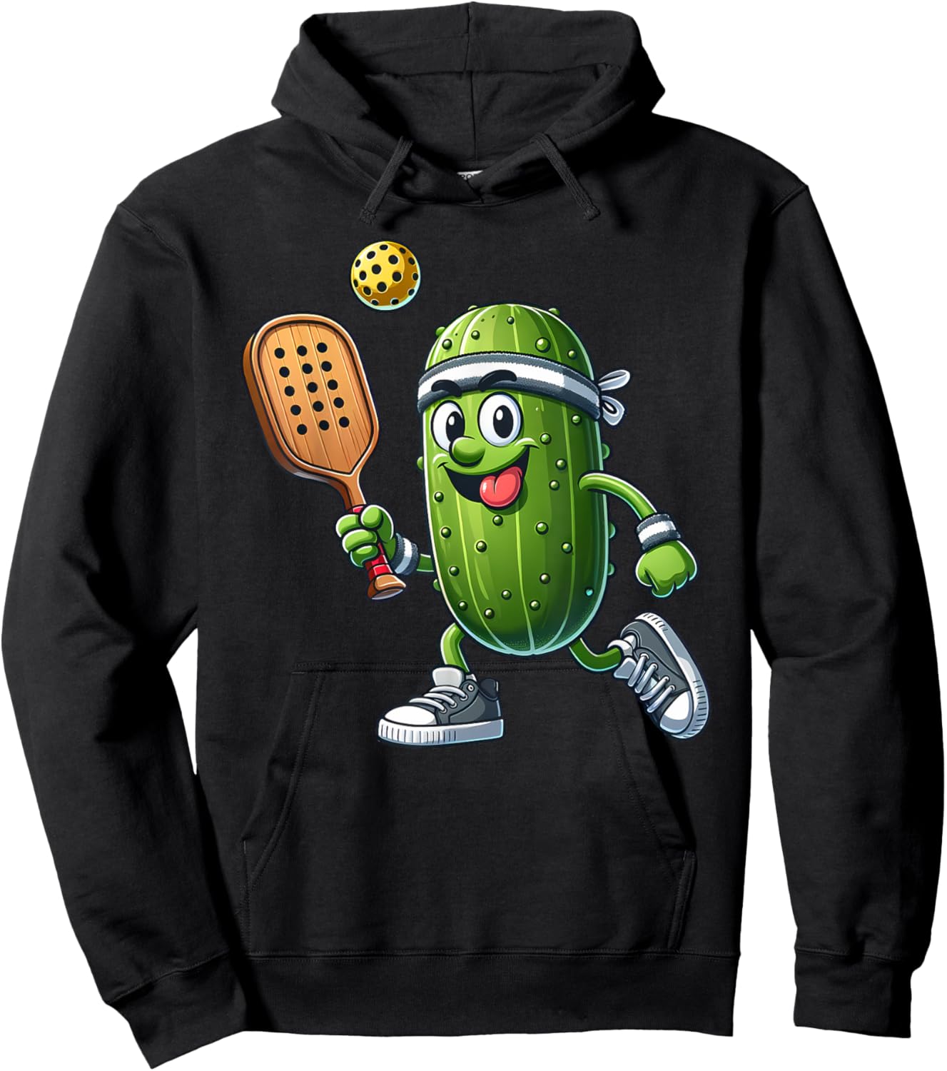Funny Pickleball Player Paddleball Lover Hoodie - Hoodie | Black