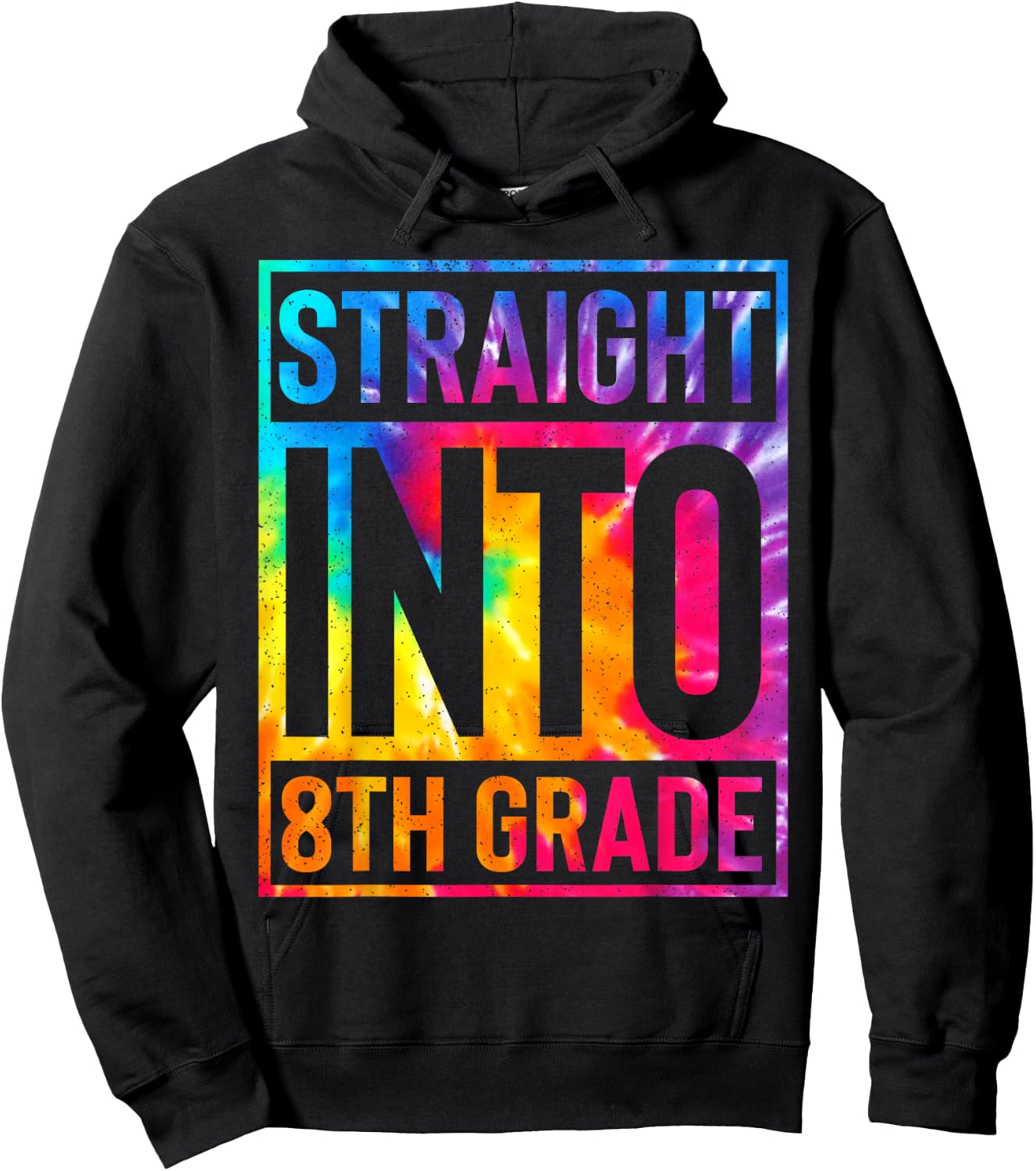 8th Grade Shirt First Day of School Back To Boys Girls Dye Hoodie - Hoodie | Black