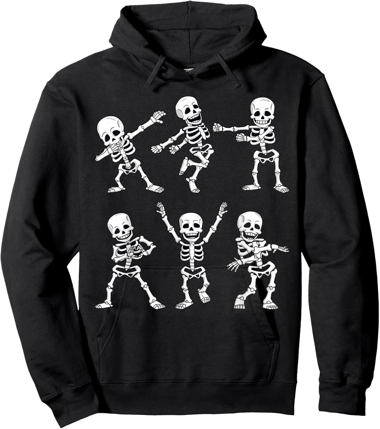 Dancing Skeletons Dance Challenge Boys Girl Kids Halloween Small Hoodie - Hoodie | Black