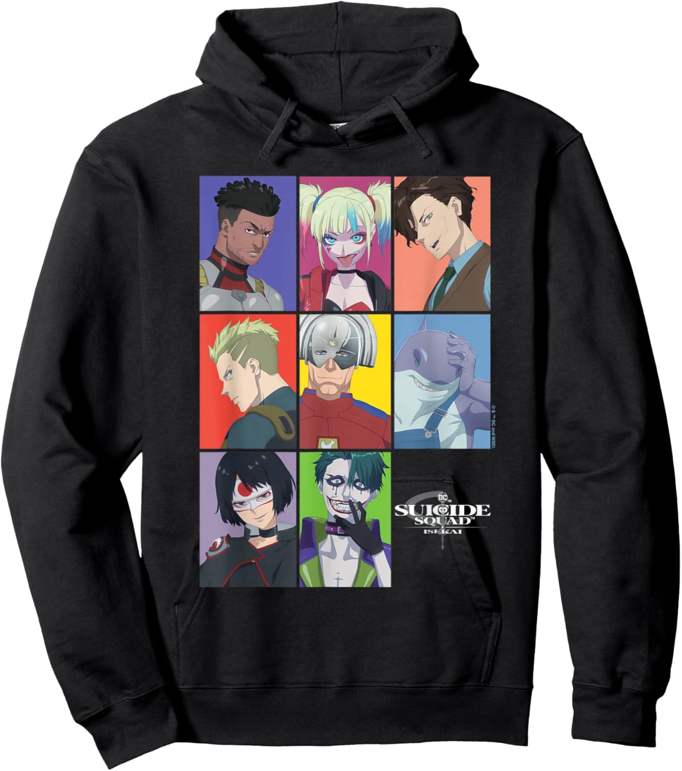 Suicide Squad Isekai Portraits Hoodie - Hoodie | Black