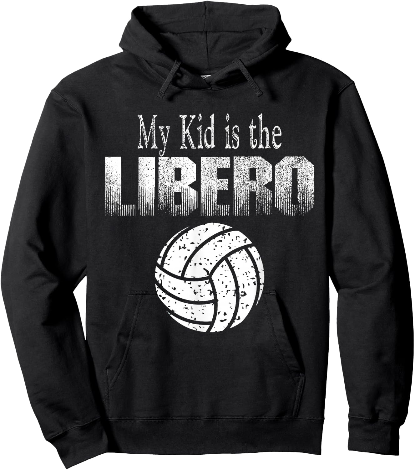 Volleyball Libero Mom or Dad Hoodie - Hoodie | Black