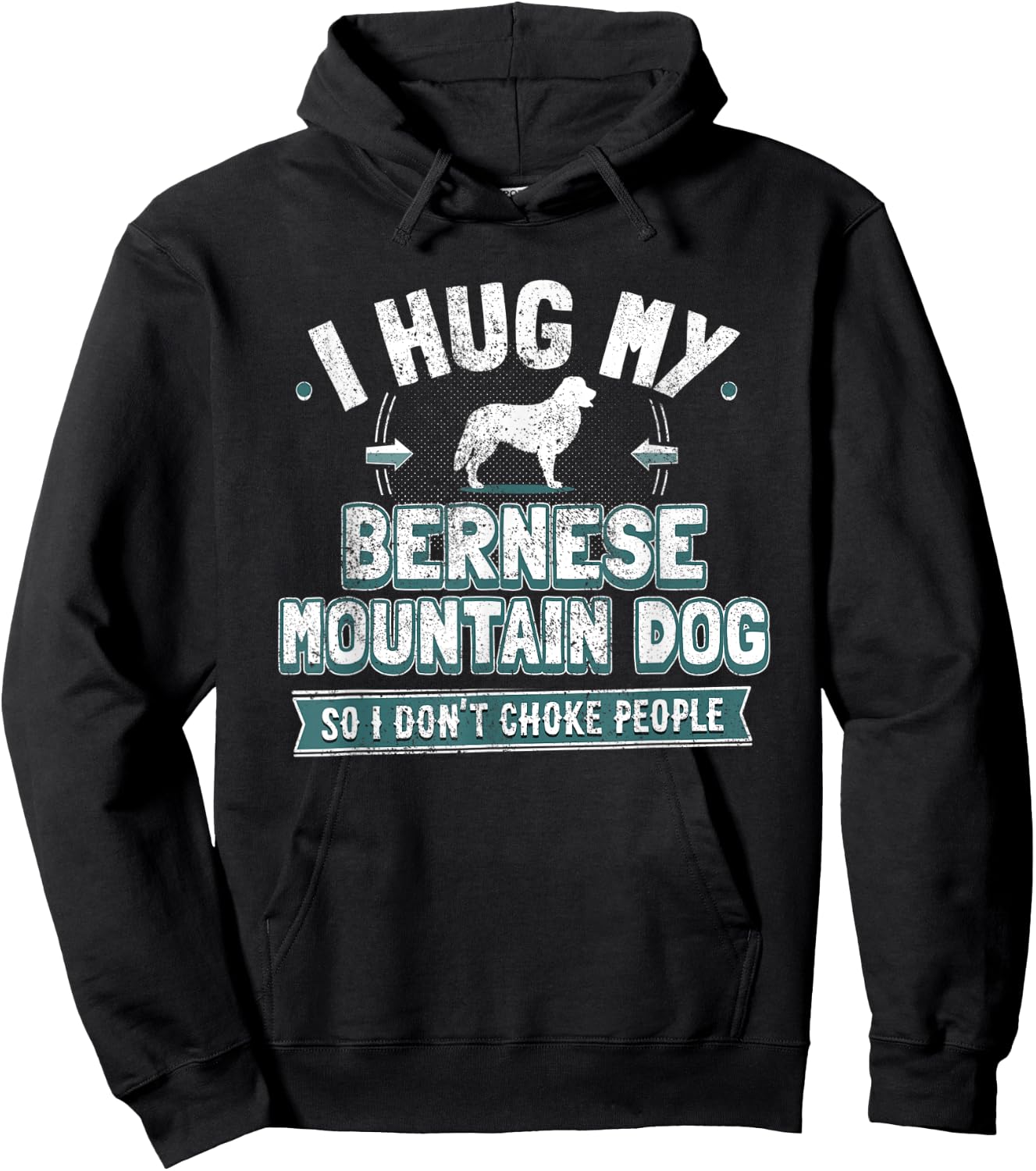 Bernese Mountain Dog Men Women Kids Hoodie - Hoodie | Black