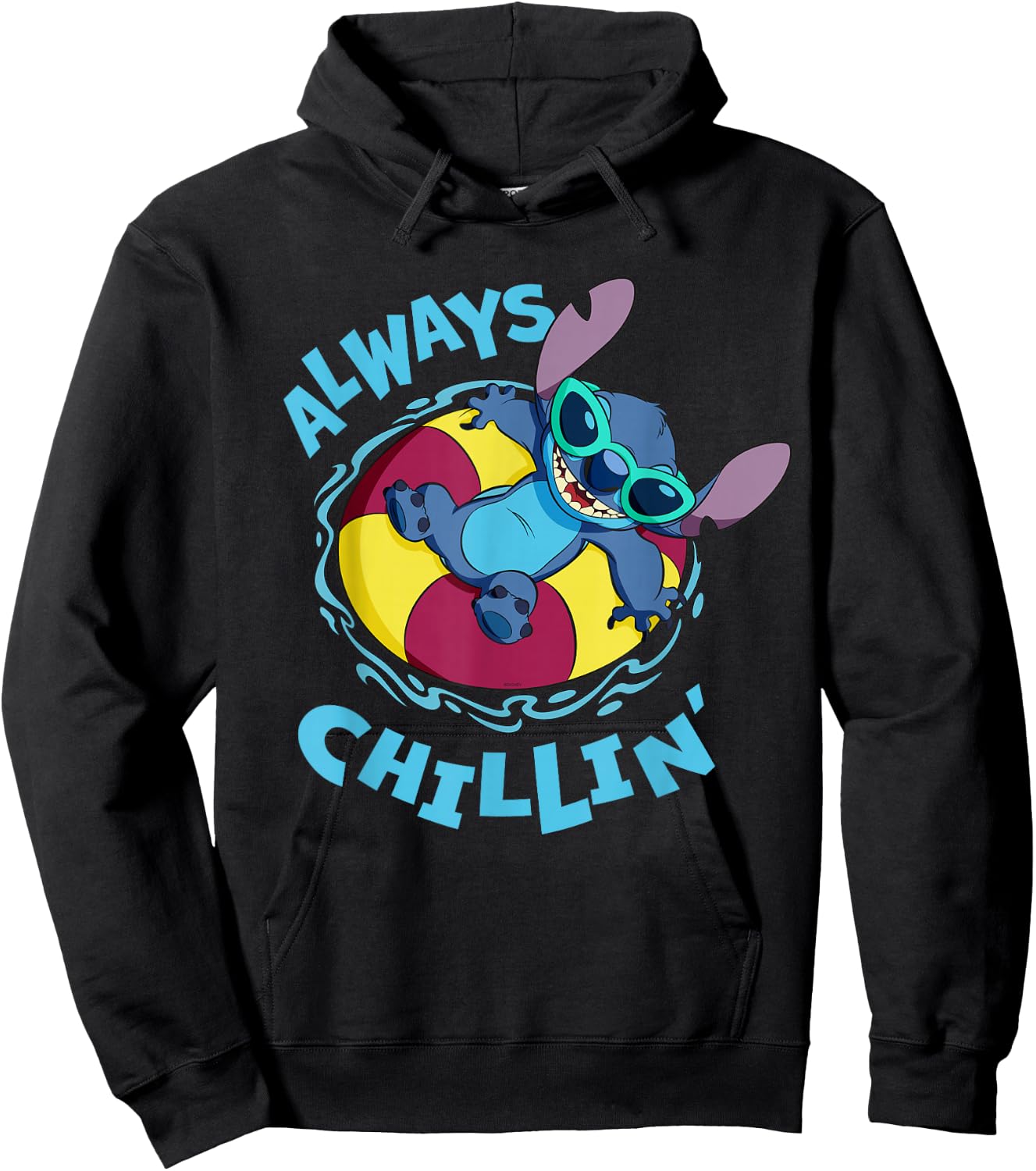 Disney Lilo & Stitch Always Chillin' Hoodie - Hoodie | Black