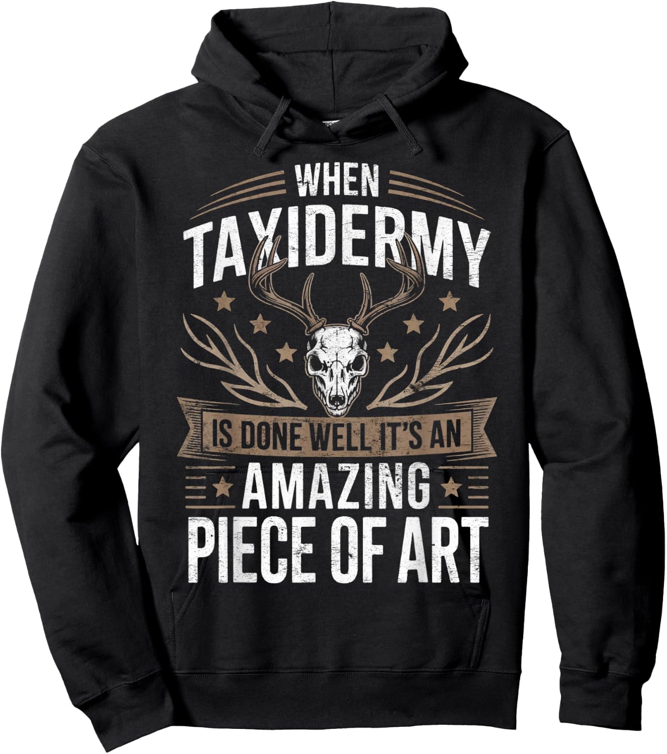 When Taxidermy is Done Taxidermist Animal Taxidermy Hoodie - Hoodie | Black