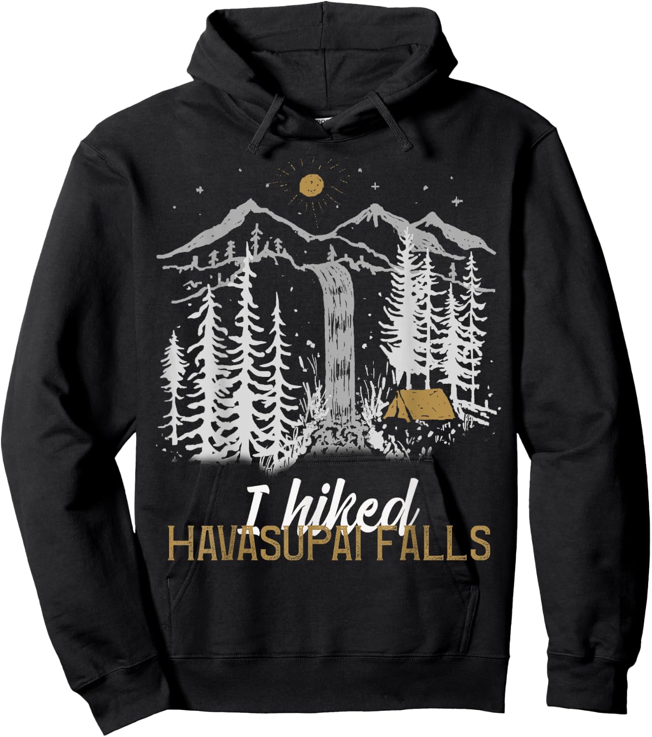 Havasu Falls Grand Canyon Arizona hiking camping - Havasupai Hoodie - Hoodie | Black