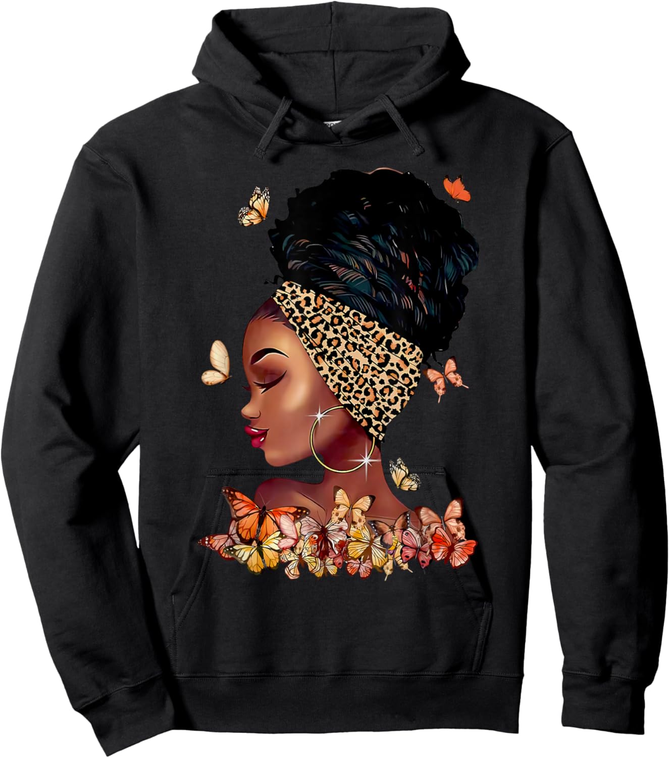 Black Girl Magic Afro Melanin Queen African American Women Hoodie - Hoodie | Black