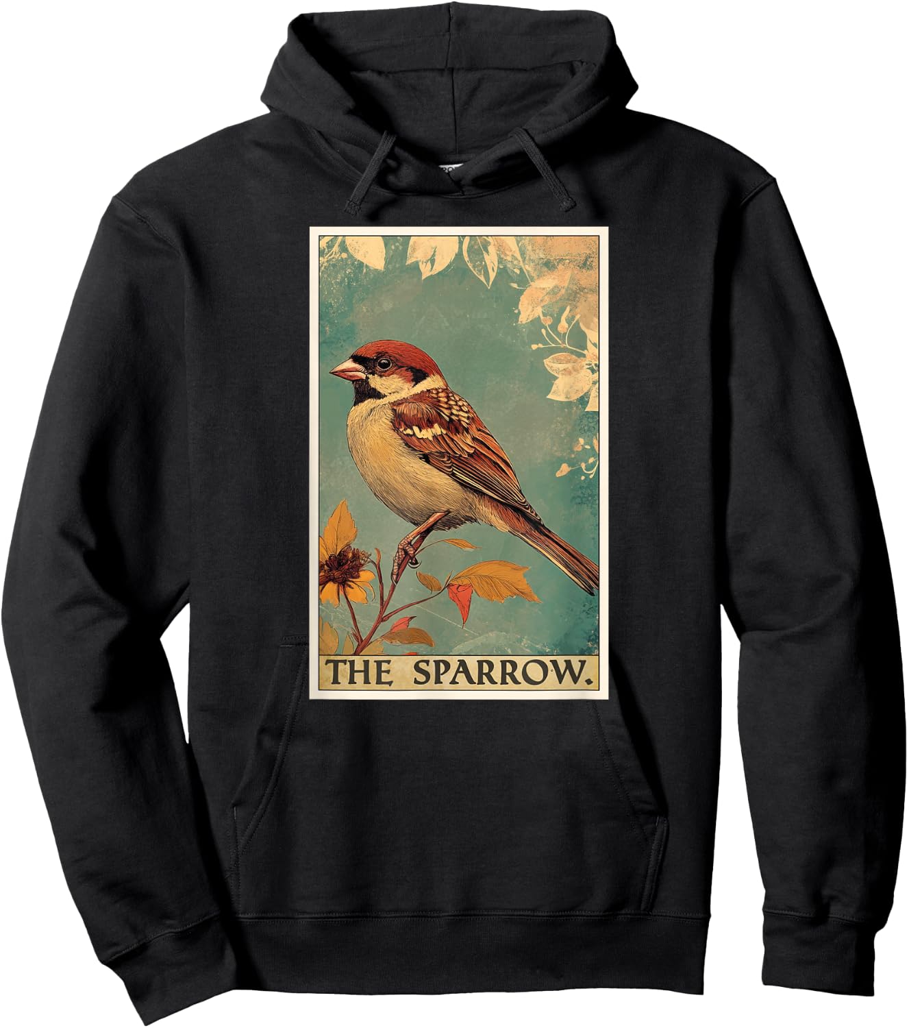 Sparrow Tarot Card Sparrows Sparrow Hoodie - Hoodie | Black