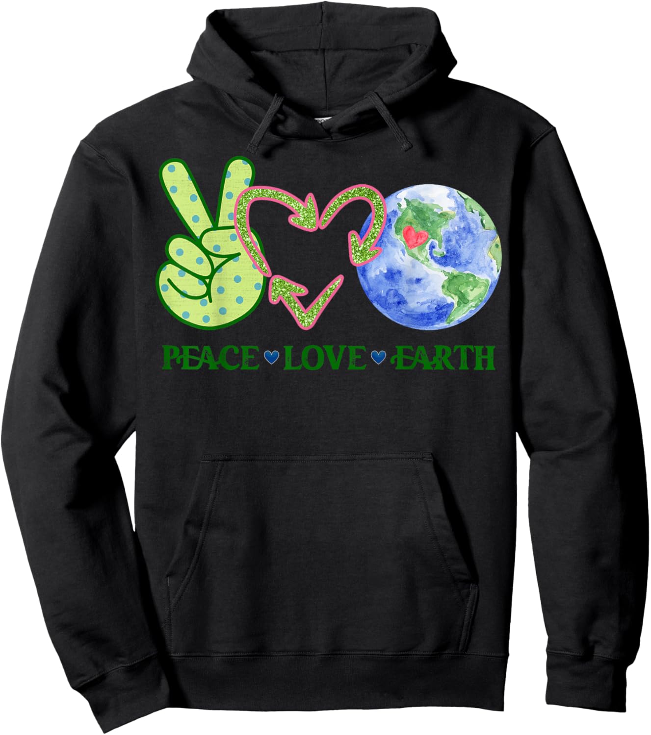 Earth Day Shirt Teacher Environment Day Recycle Earth Day Hoodie - Hoodie | Black