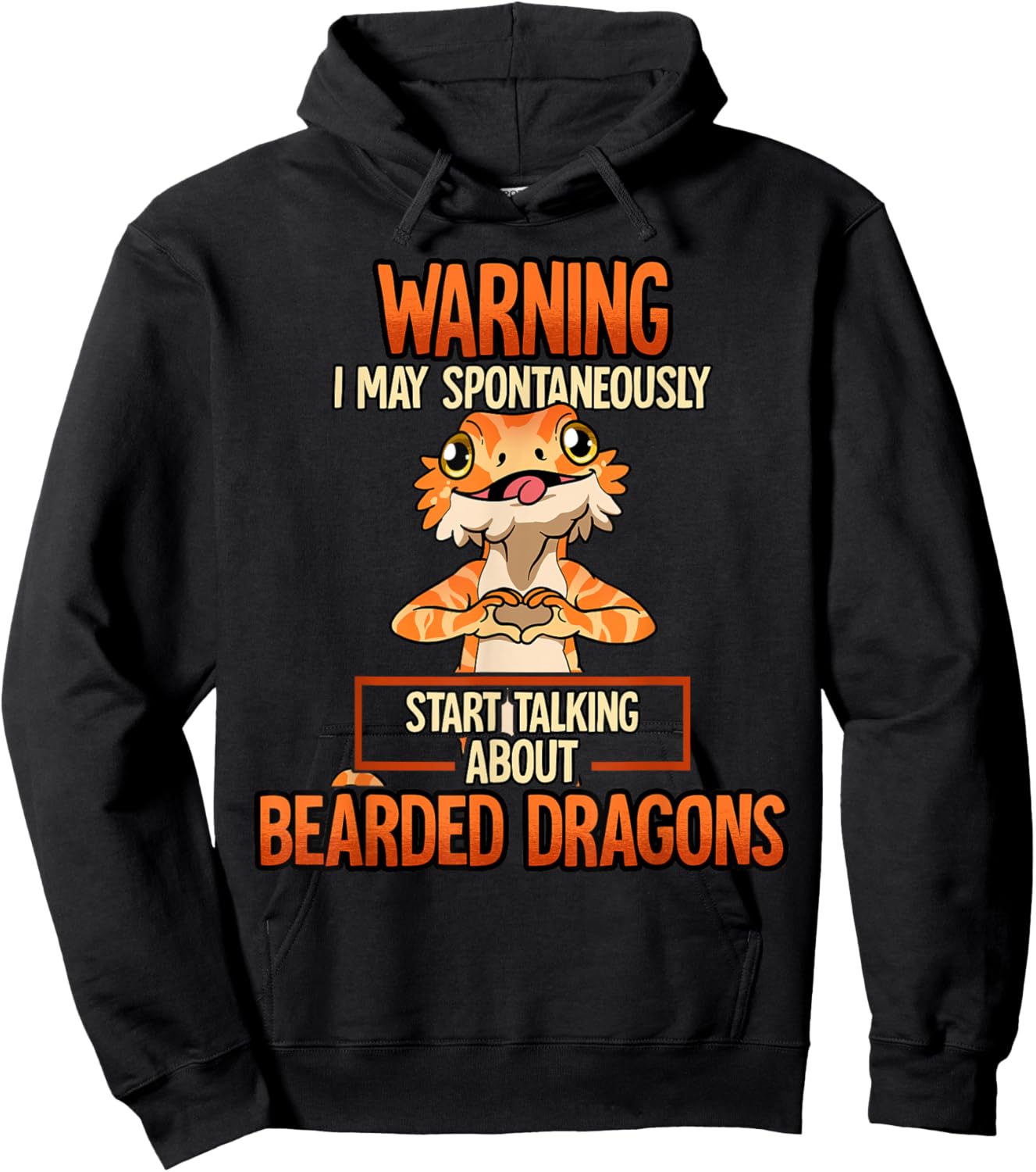 Bearded Dragon Hoodie - Hoodie | Black