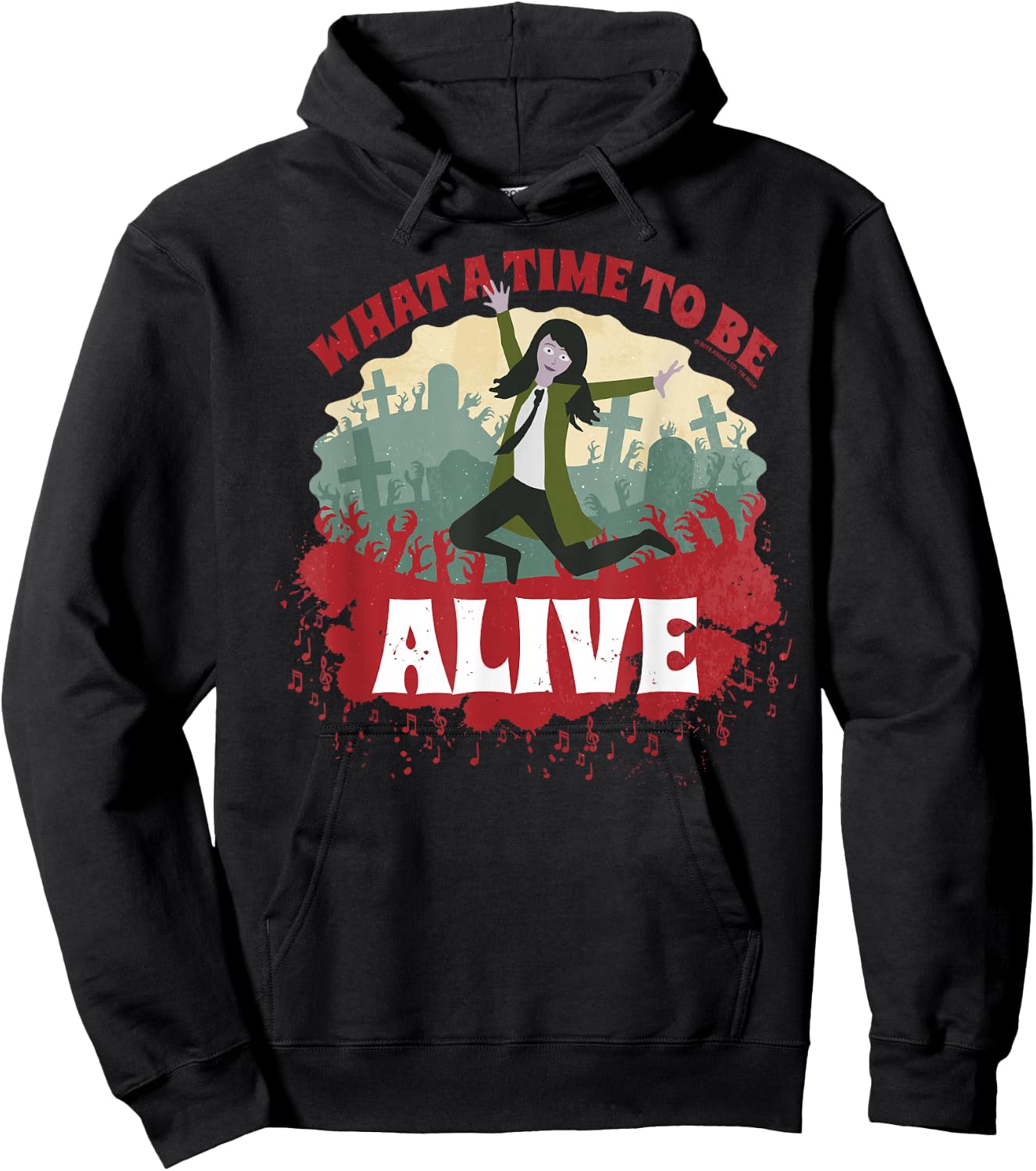 Anna and the Apocalypse What A Time To Be Alive Hoodie - Hoodie | Black