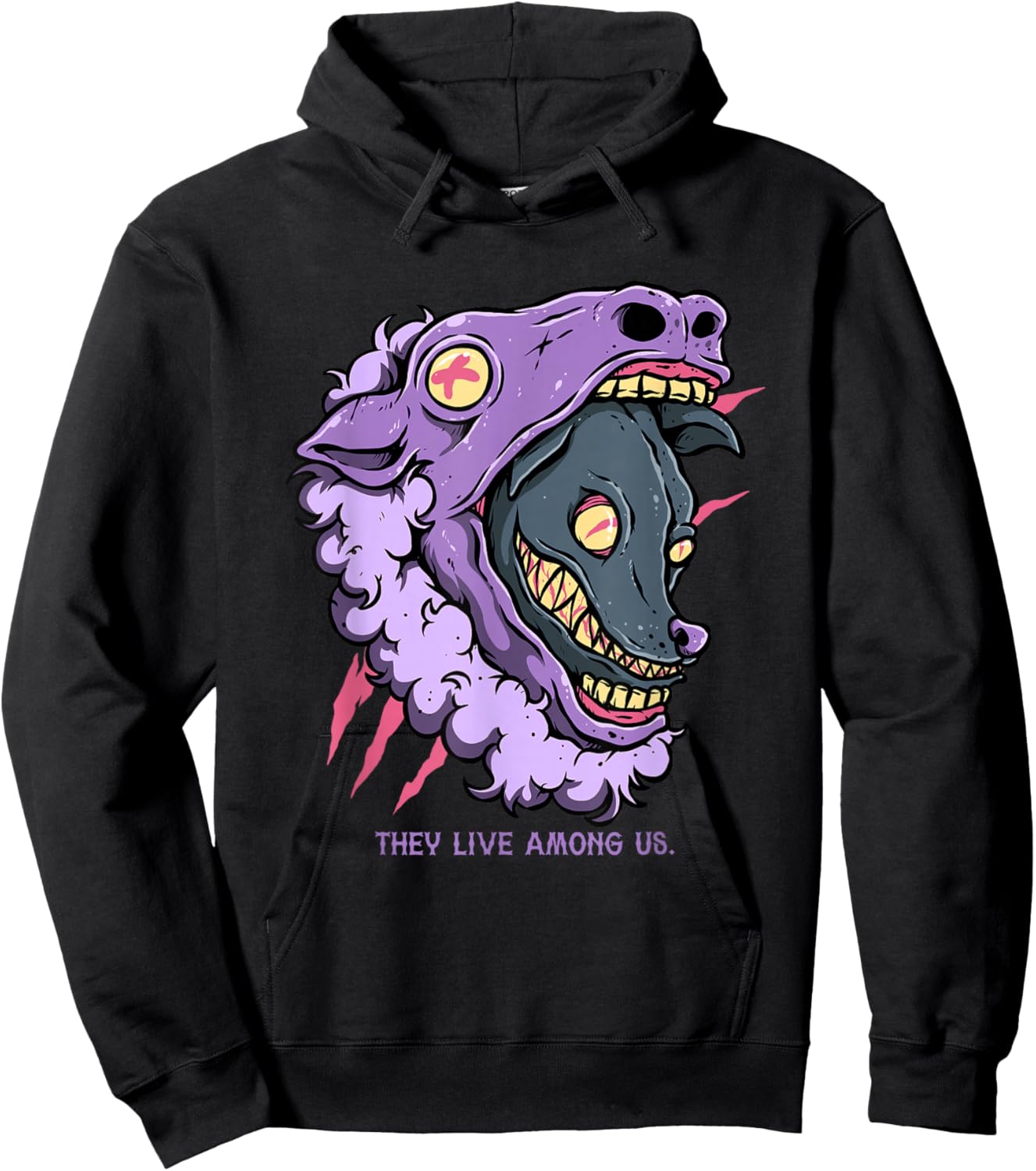 Wolf in Sheep Trust No One Manipulative They Live Among Us Hoodie - Hoodie | Black