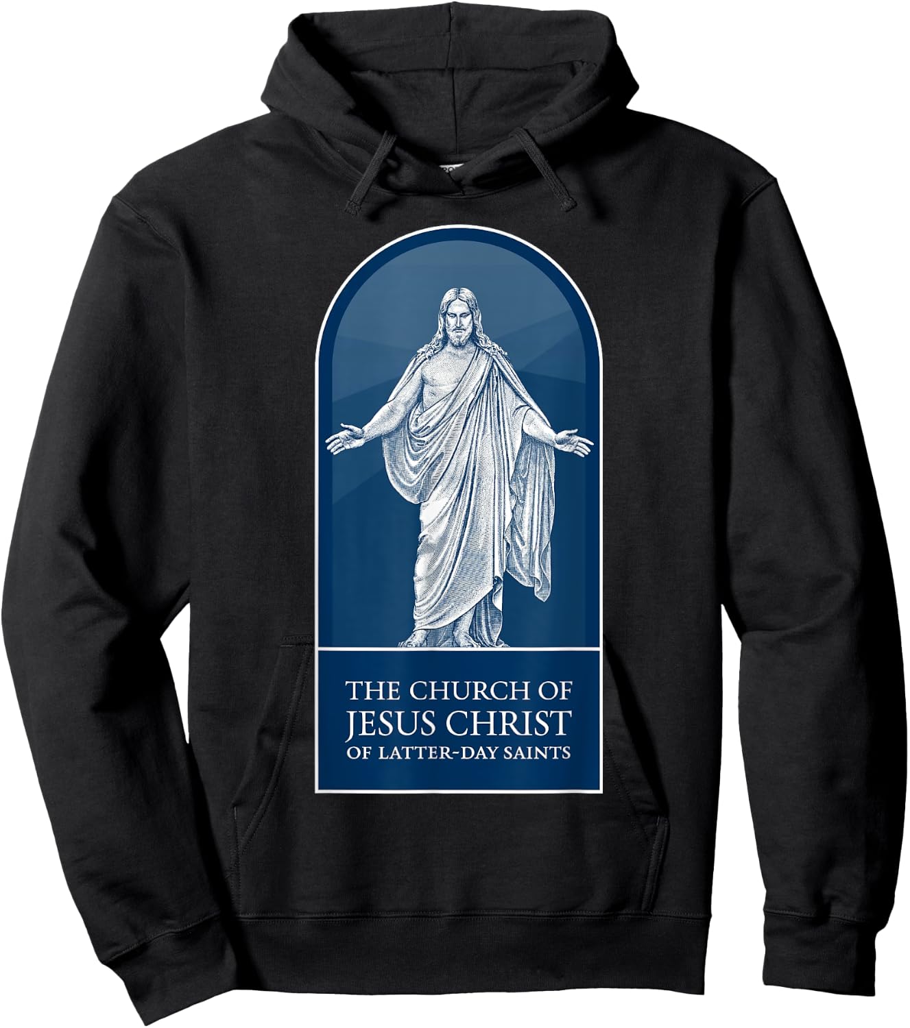 Mormon LDS Church of Jesus Christ of Latter-day Saints, Blue Hoodie - Hoodie | Black