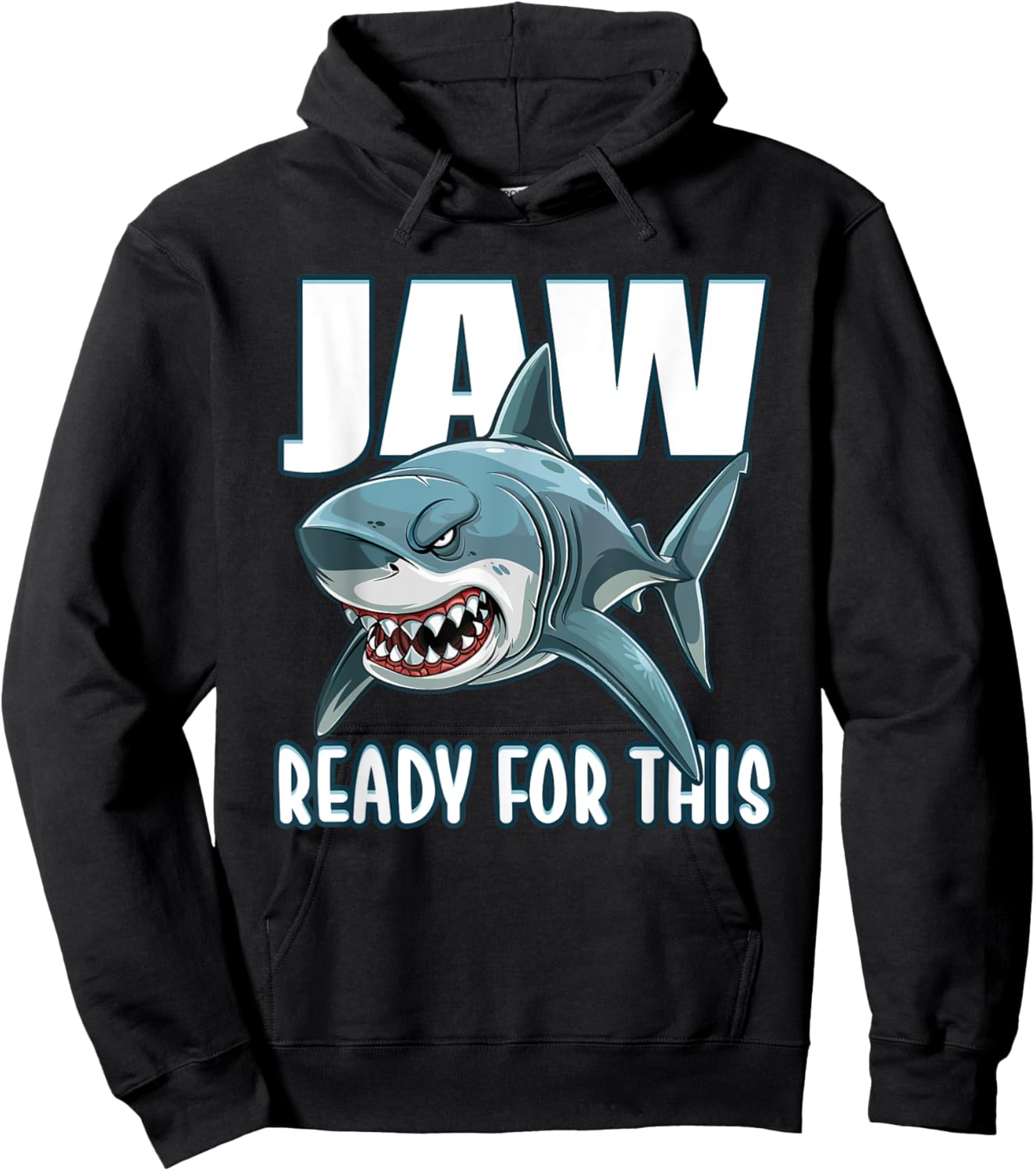 Jaw Ready For This Whale Shark Gifts, Great Whites Apparel Hoodie - Hoodie | Black