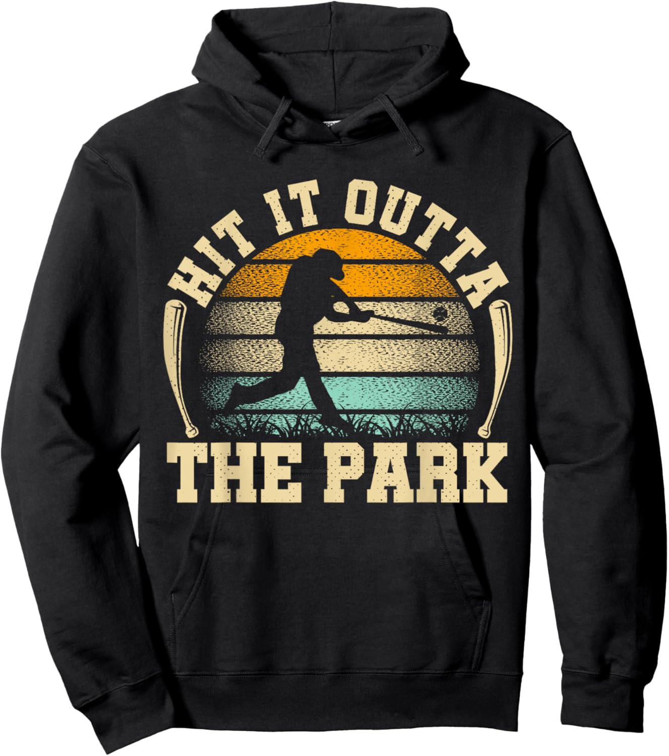 Hit It Outta The Park Hoodie - Hoodie | Black