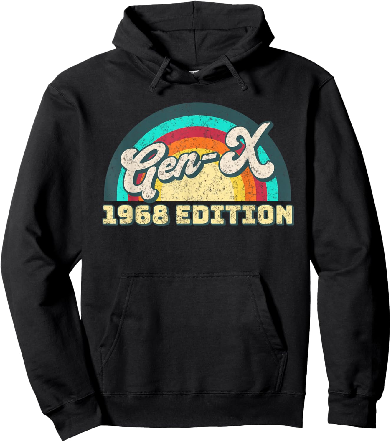 Gen X 1968 Edition Retro Generation Xers Men Women Hoodie - Hoodie | Black