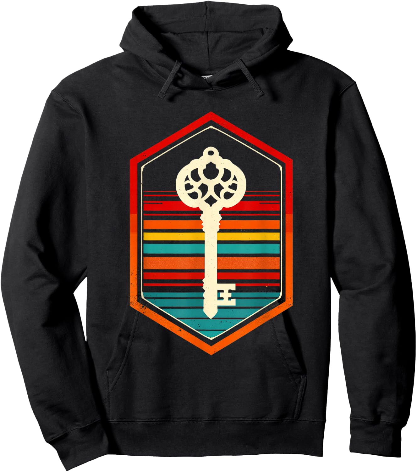 Vintage Key Hoodie - Hoodie | Black