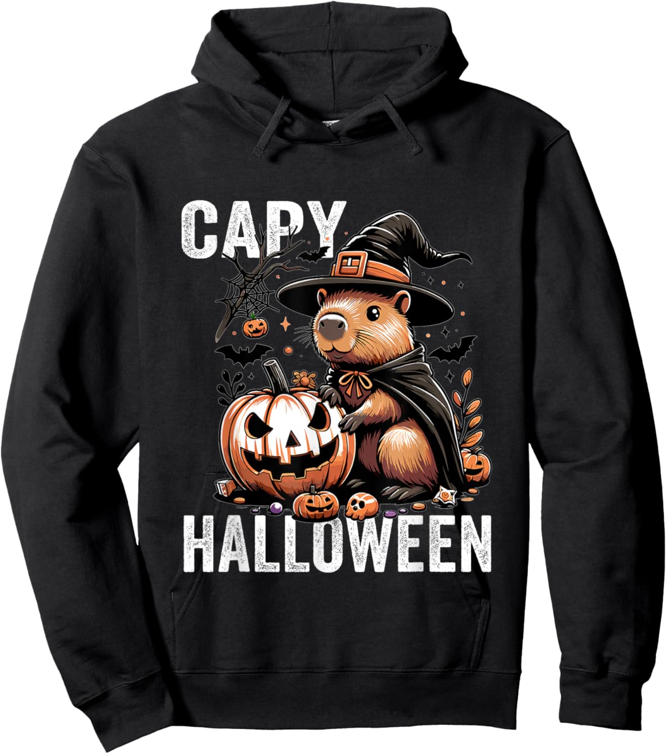 Capy Halloween Capybara Costume Hoodie - Hoodie | Black