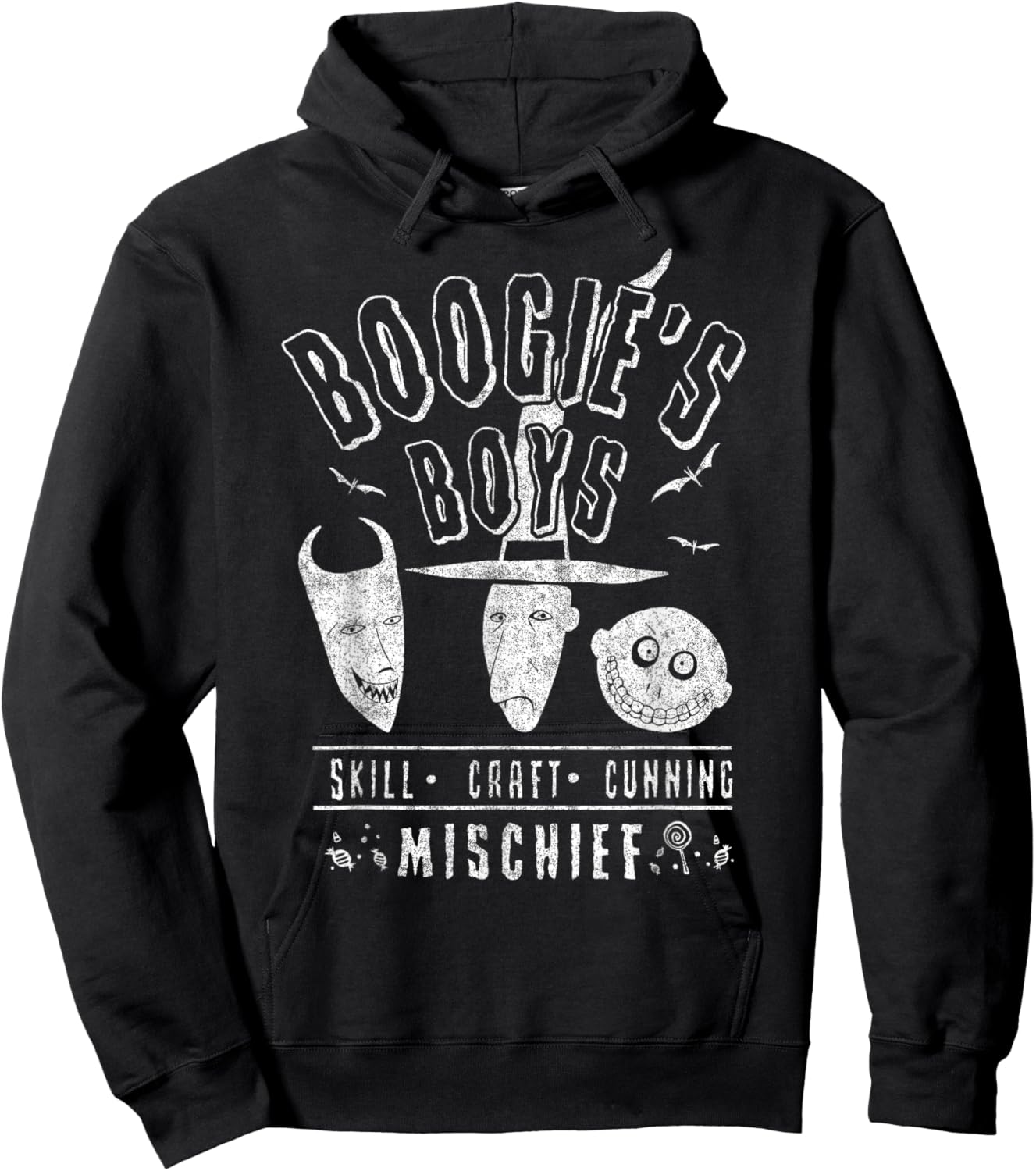 Disney The Nightmare Before Christmas Boogie's Boys Small Hoodie - Hoodie | Black