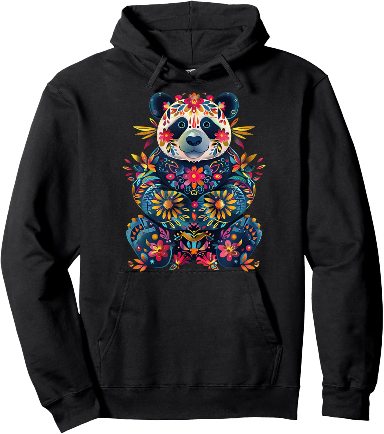 Giant Panda Bear Cute Hoodie - Hoodie | Black