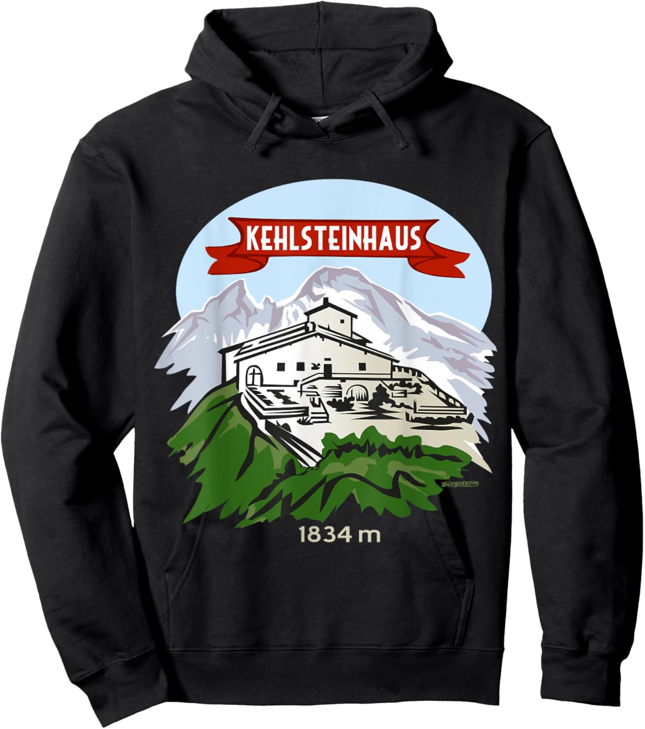 Eagles Nest Throatstone House Kehlstein Berg Bayern Hoodie - Hoodie | Black