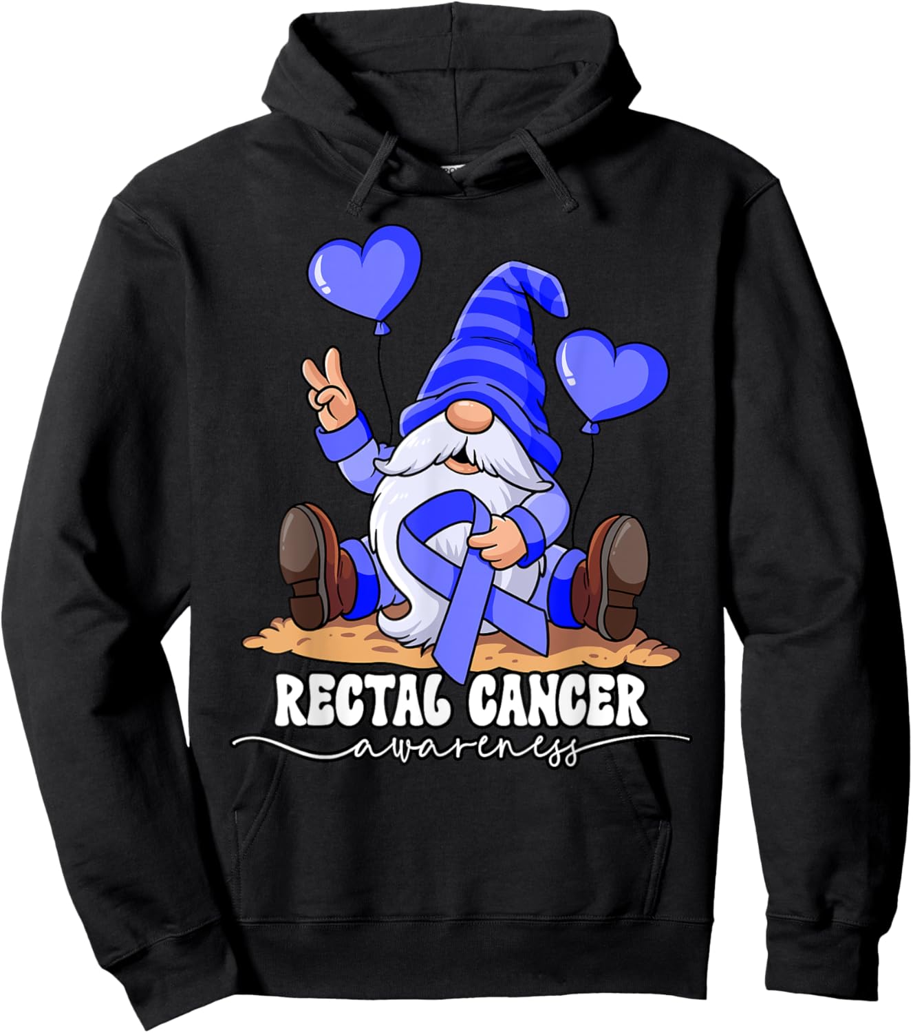 Rectal Cancer Awareness Hoodie - Hoodie | Black