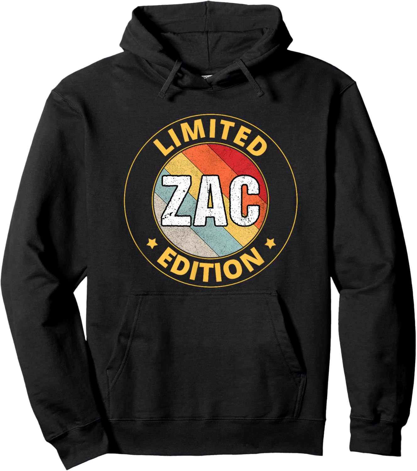 Zac Name Hoodie - Hoodie | Black
