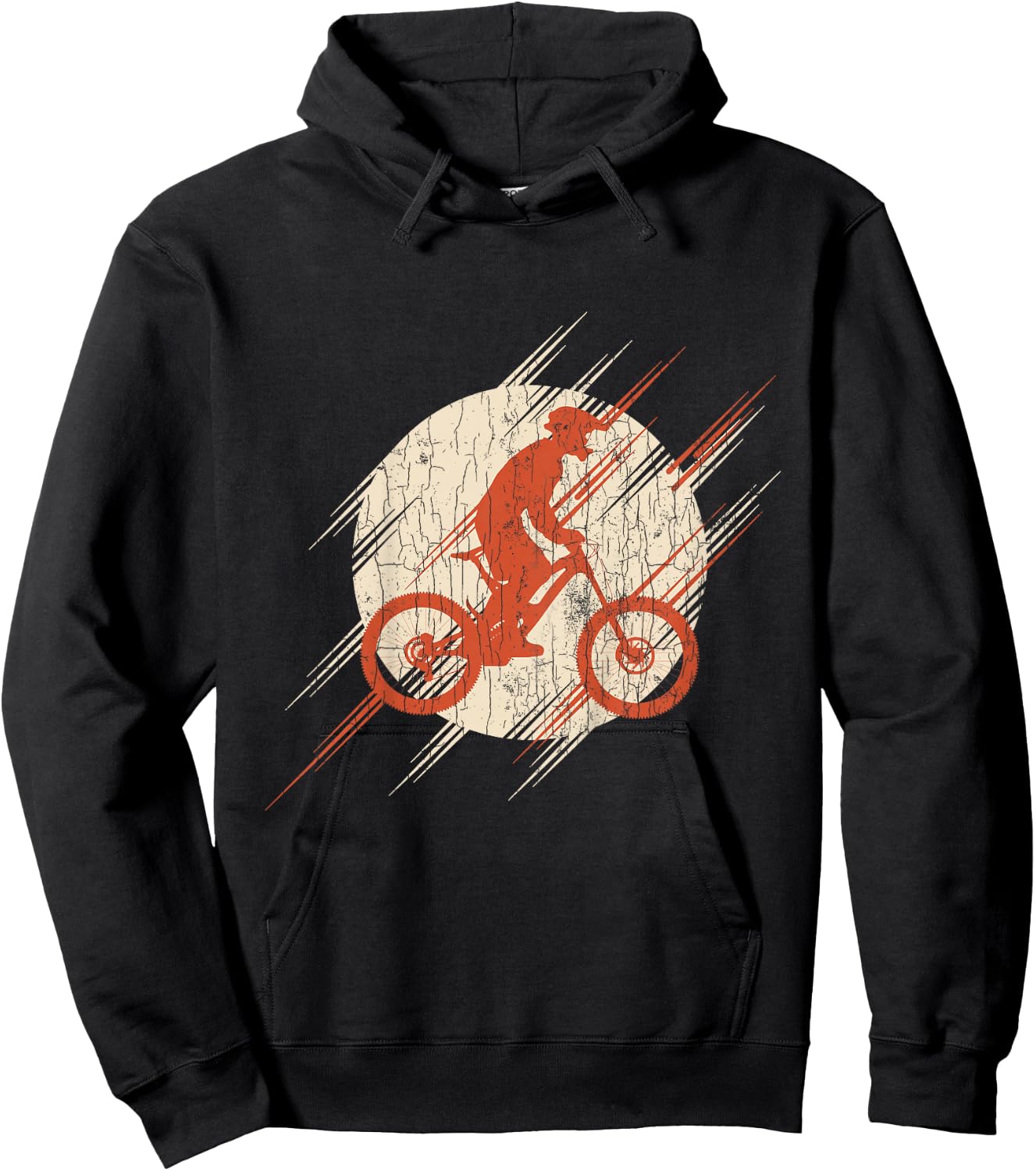Kids Mountain Bike Cycling Gifts Youth Boys Hoodie - Hoodie | Black