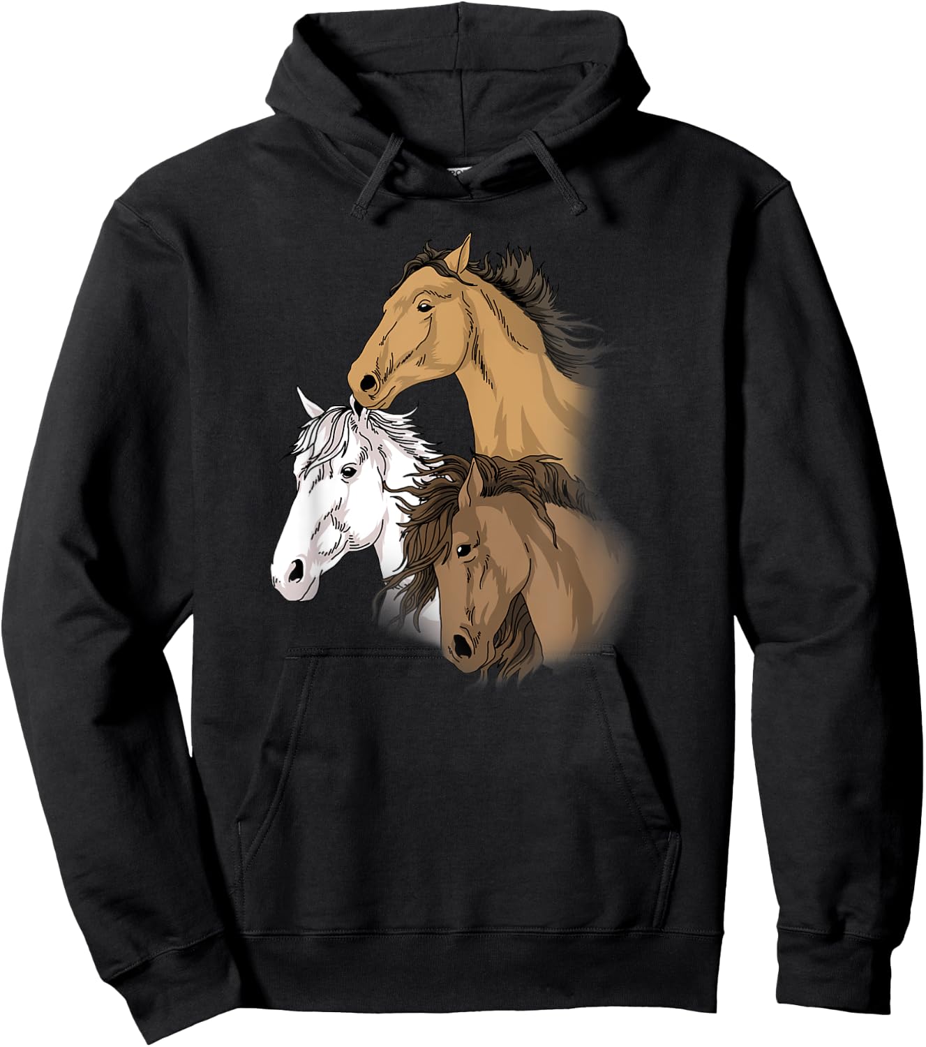 Horse Gifts For Girls 10-12 Horse Shirts Women Love Riding Hoodie - Hoodie | Black
