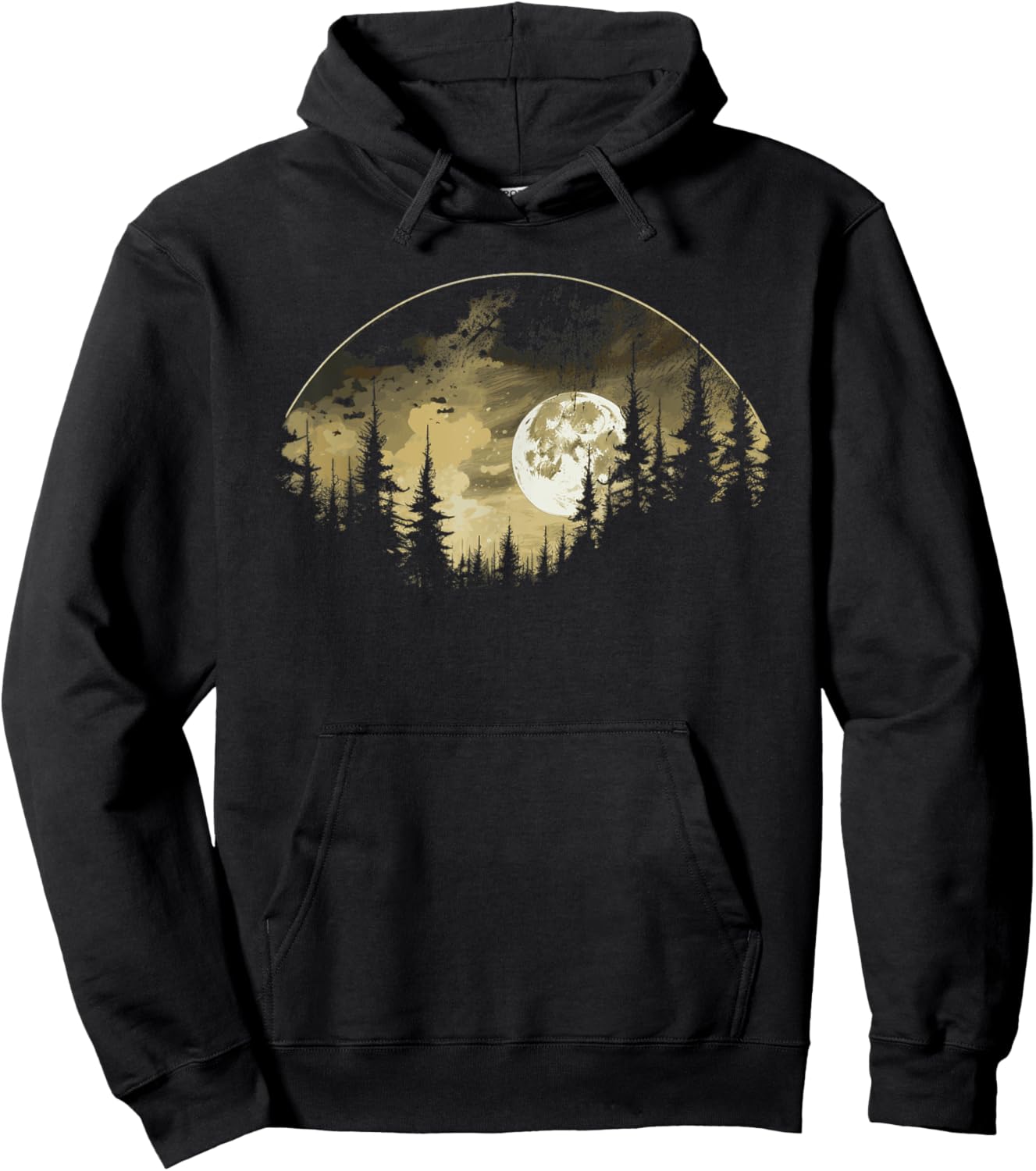 Forest trees nature Hoodie - Hoodie | Black