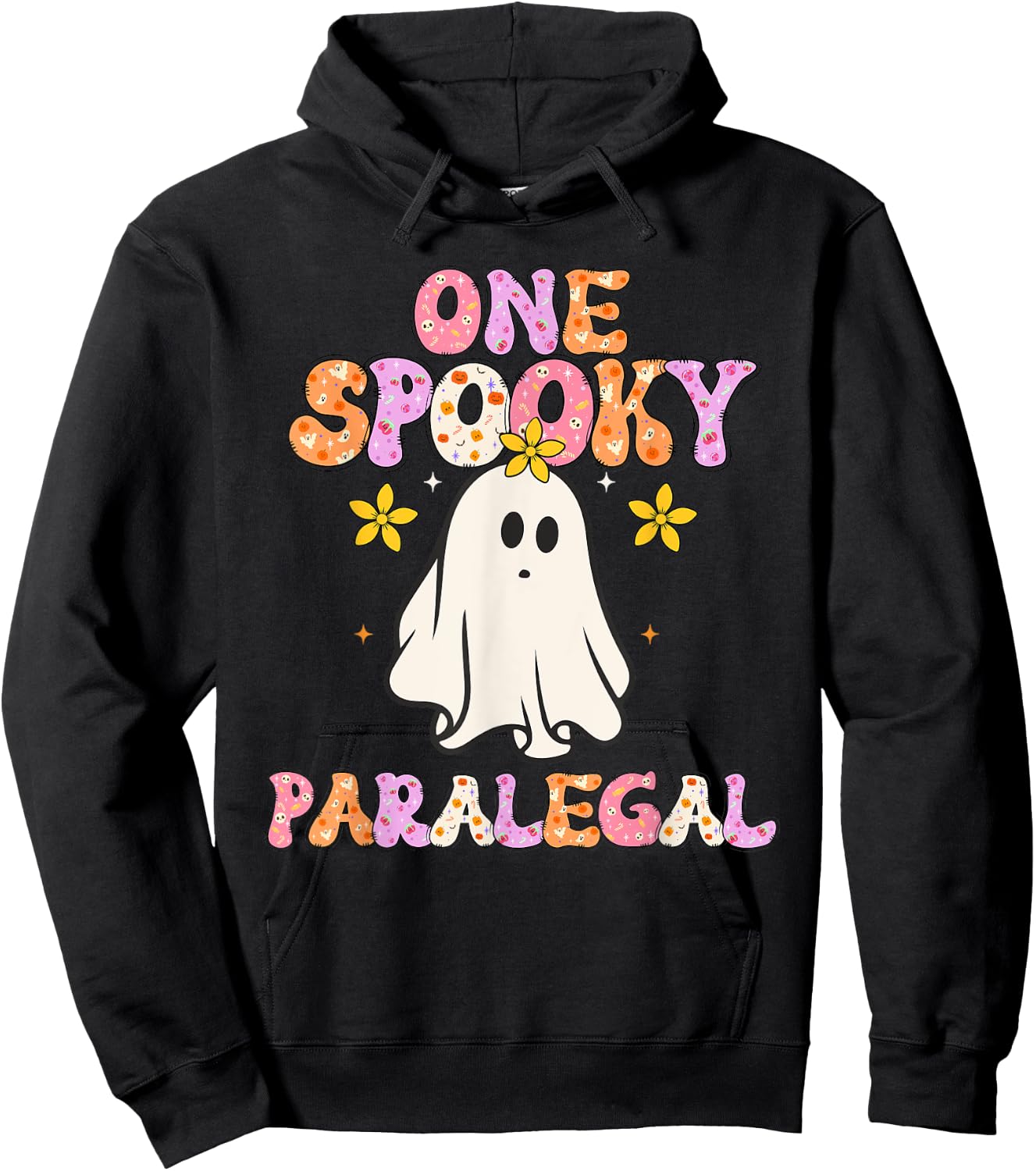 Paralegal Halloween Spooky Paralegal Hoodie - Hoodie | Black