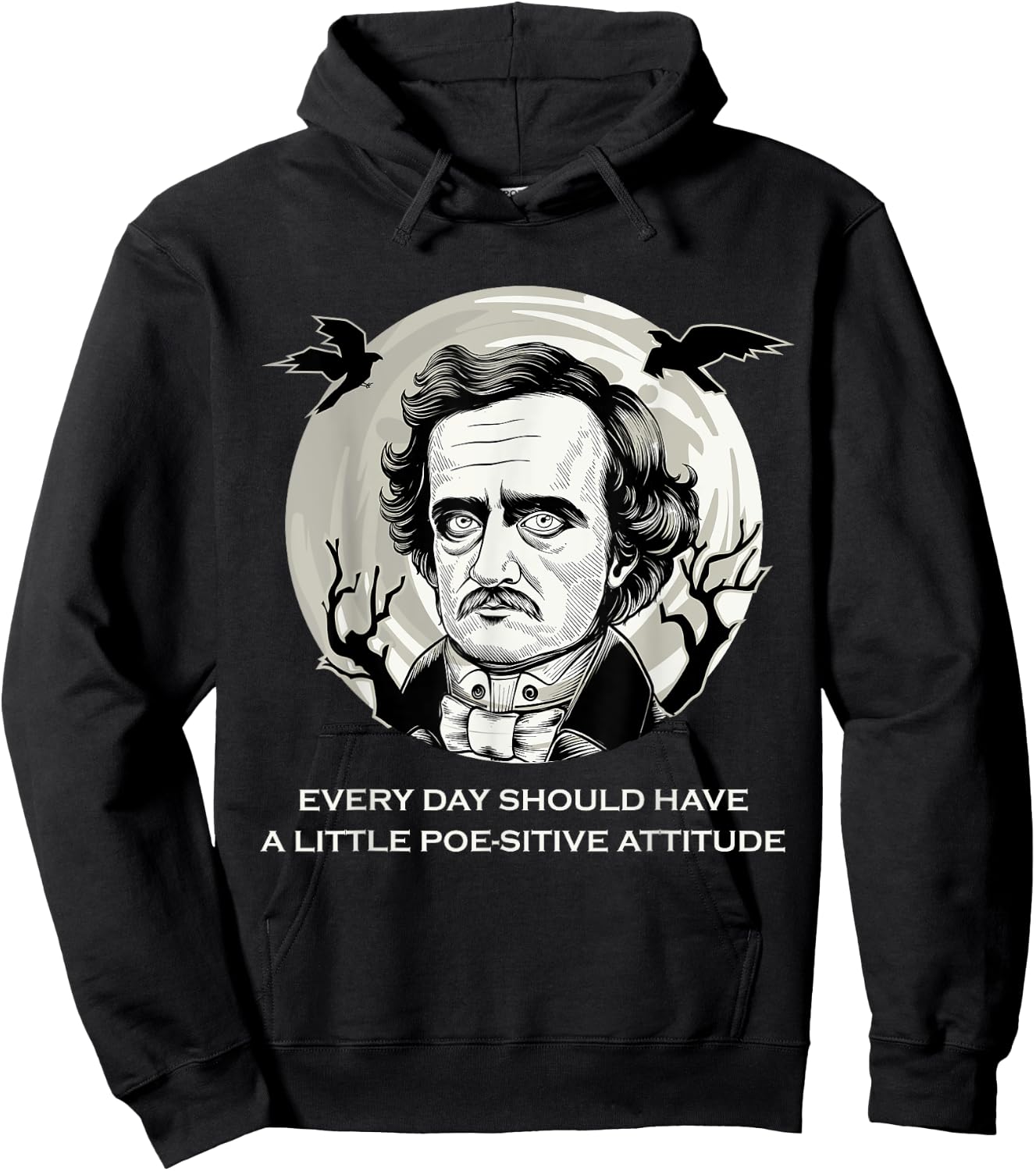 Edgar Allan Poe English Literature Quotes Hoodie - Hoodie | Black