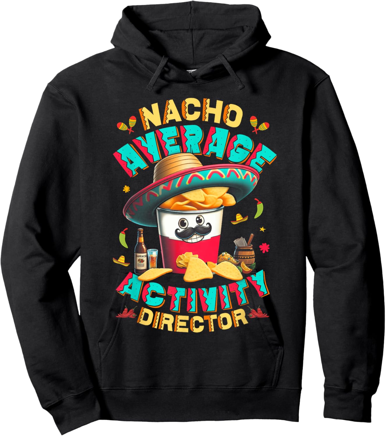 Director Nacho Average Activity Director Cinco De Mayo Hoodie - Hoodie | Black