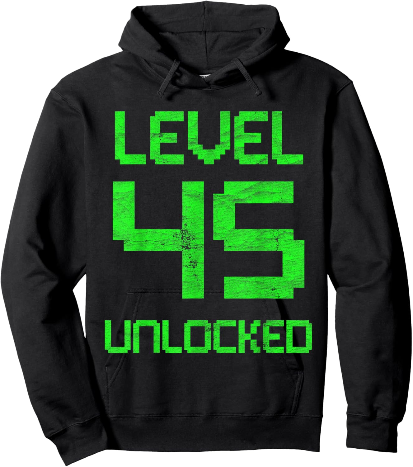 Gaming 45th Birthday Retro 45 Year Old & Gamer Hoodie - Hoodie | Black