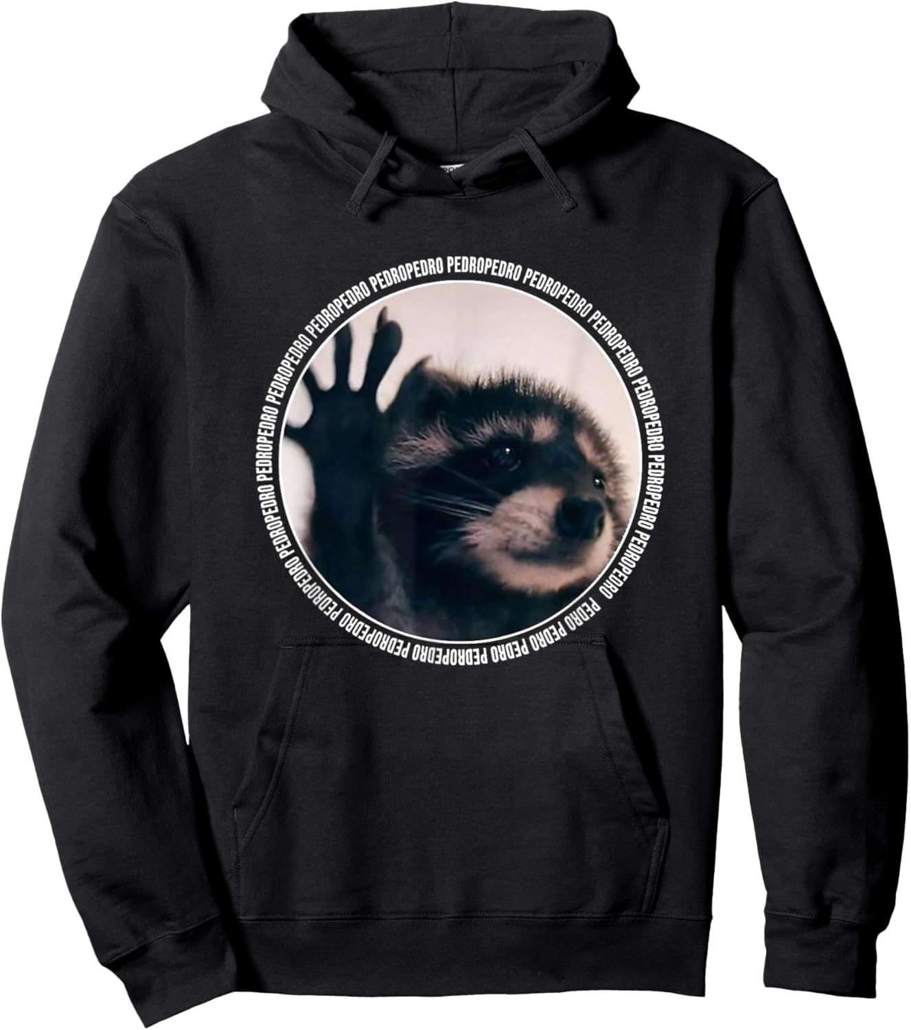 Pedro Funny Raccoon Dancing Meme Hoodie - Hoodie | Black